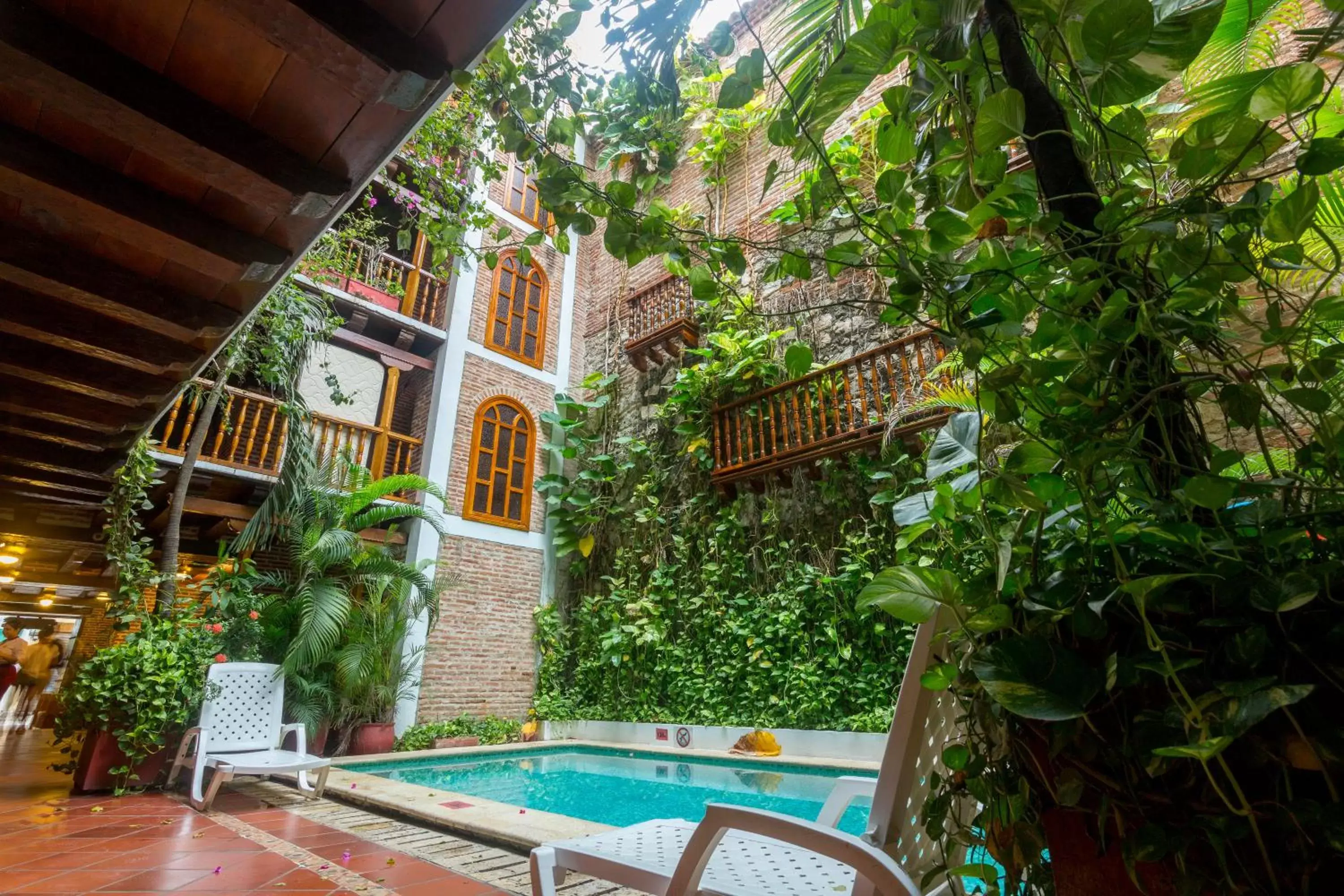 Swimming Pool in Hotel Don Pedro De Heredia