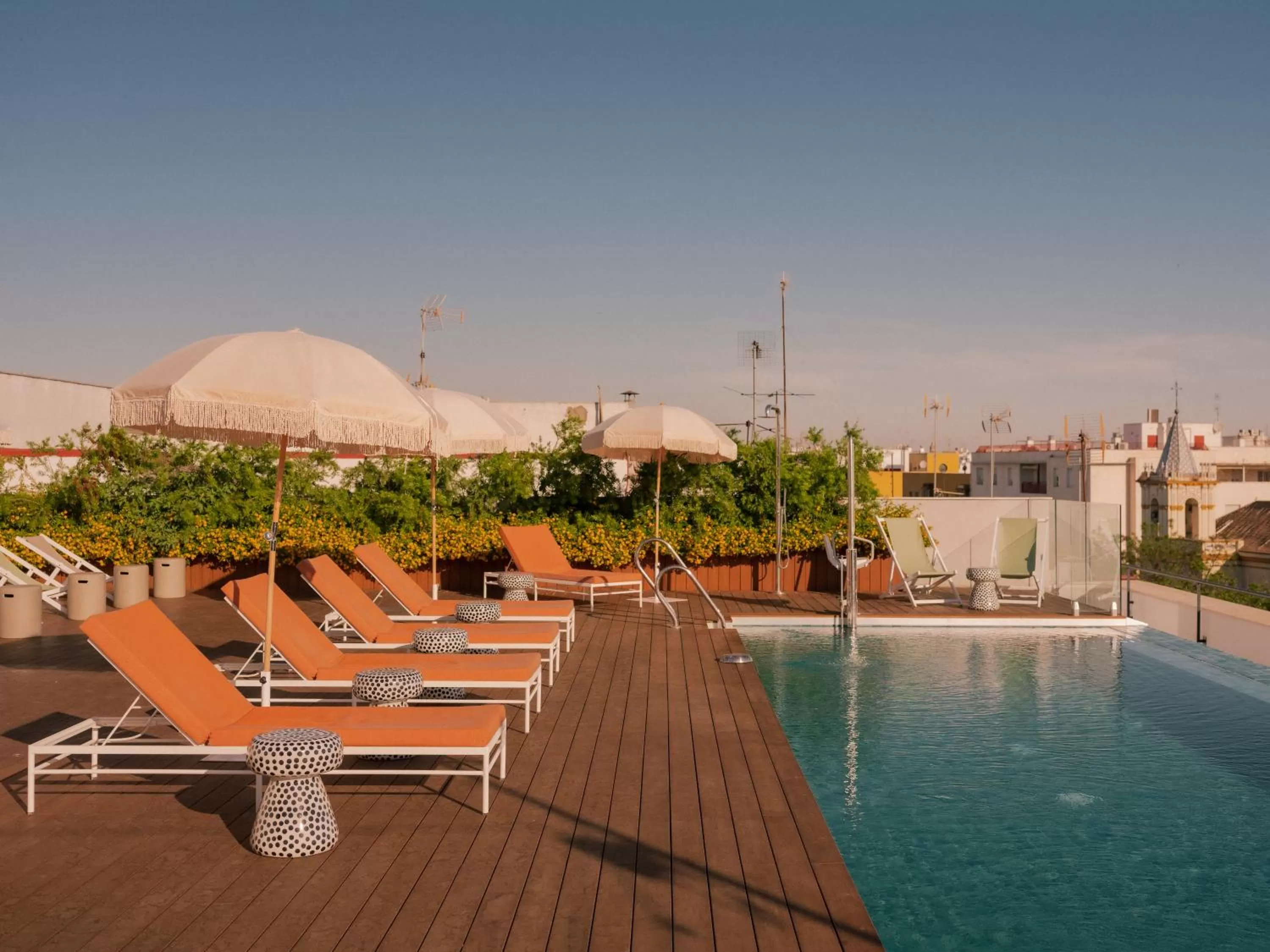 Swimming pool in Ibis Styles Sevilla City Santa Justa