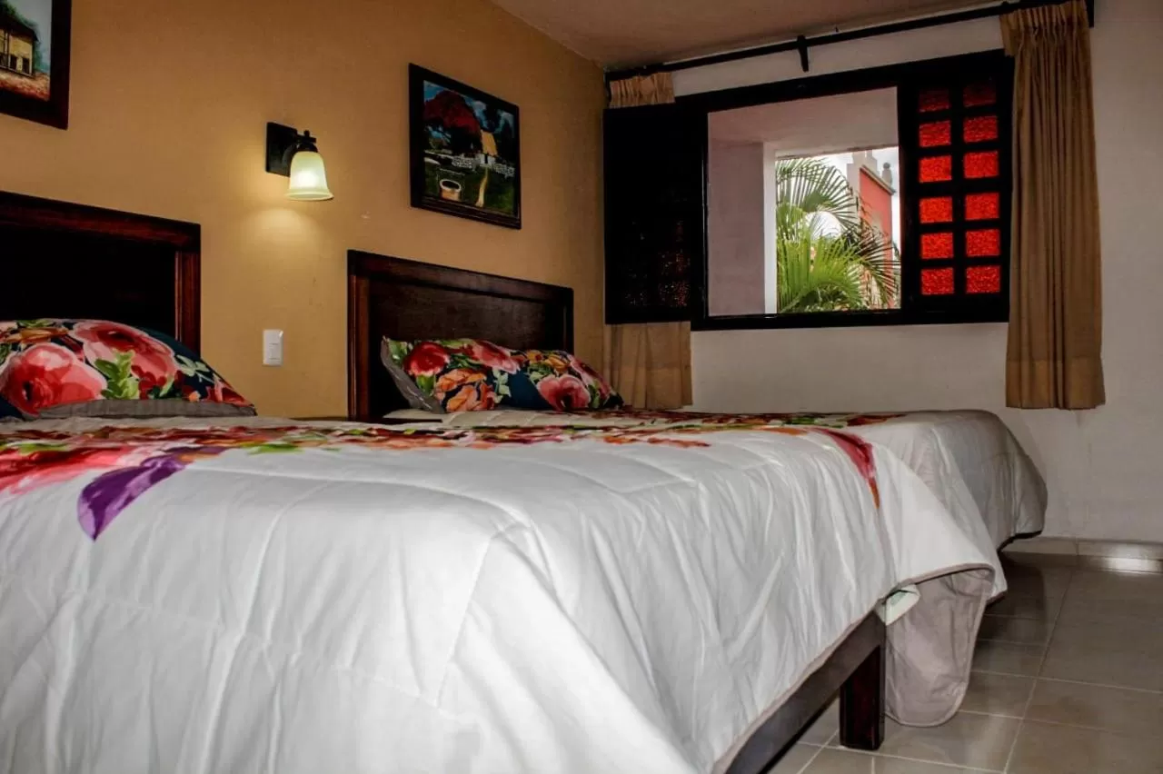 Bed in Hotel San Clemente