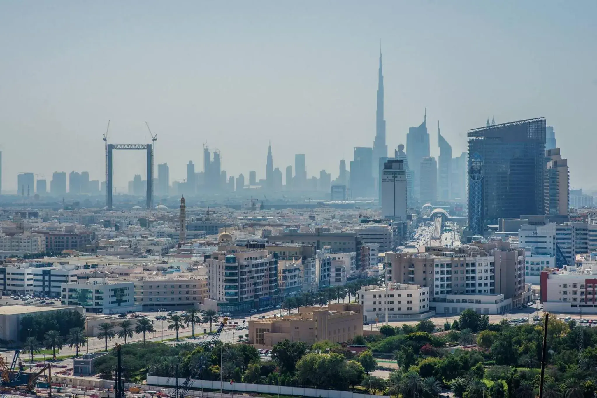 City view in Radisson Blu Hotel, Dubai Deira Creek