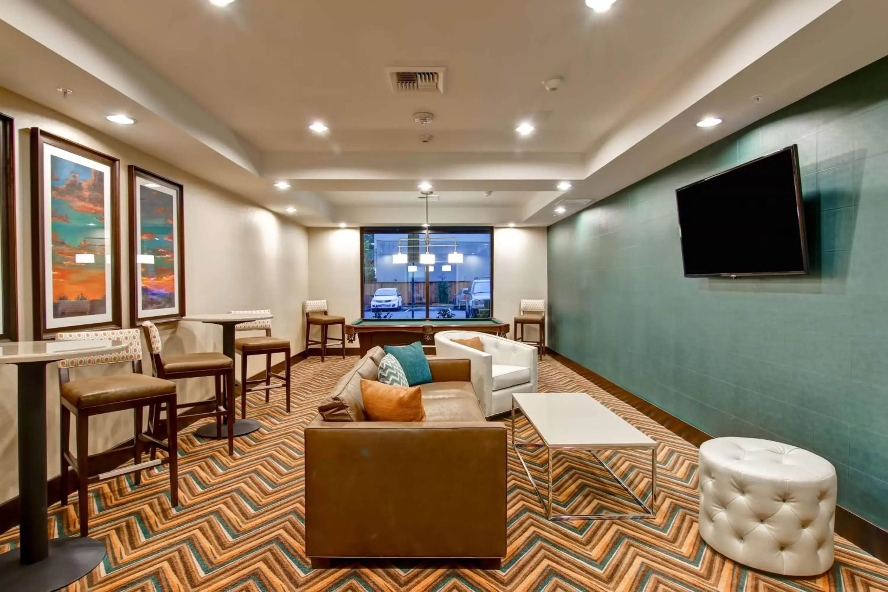Lobby or reception, Lounge/Bar in Homewood Suites by Hilton Palo Alto