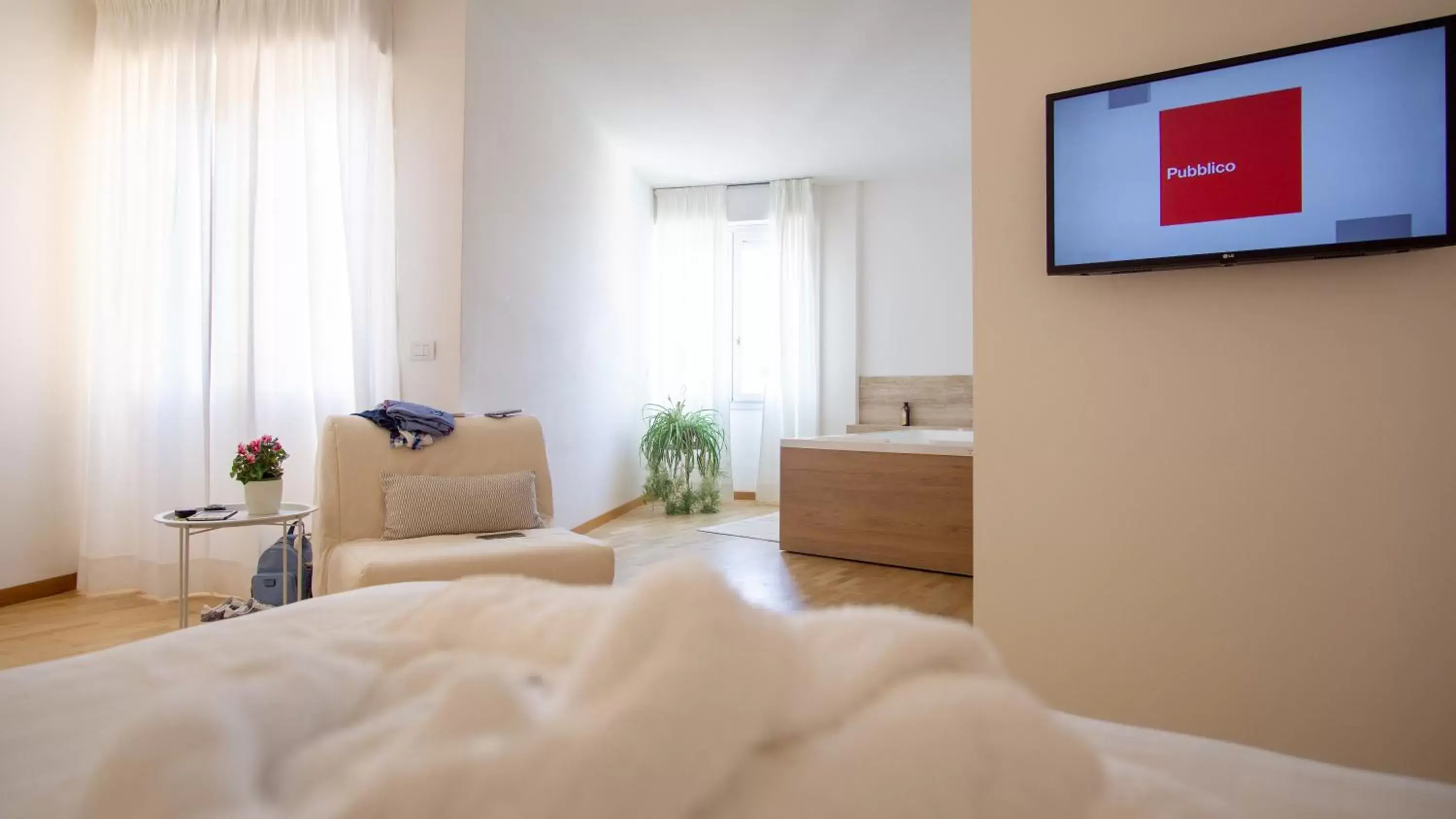 Photo of the whole room, TV/Entertainment Center in Mistral2 Hotel