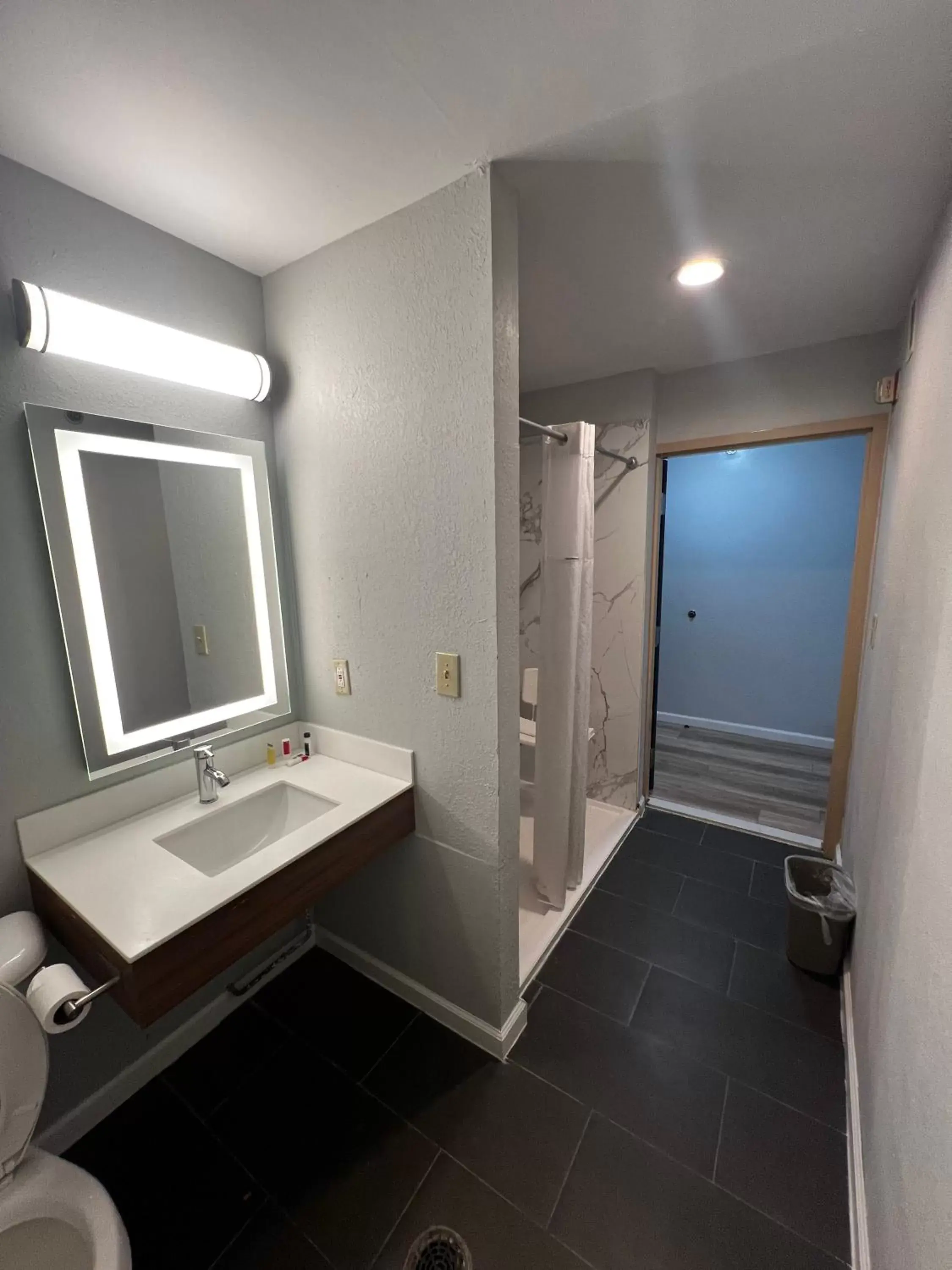 Shower, Bathroom in Microtel Inn by Wyndham Atlanta Airport