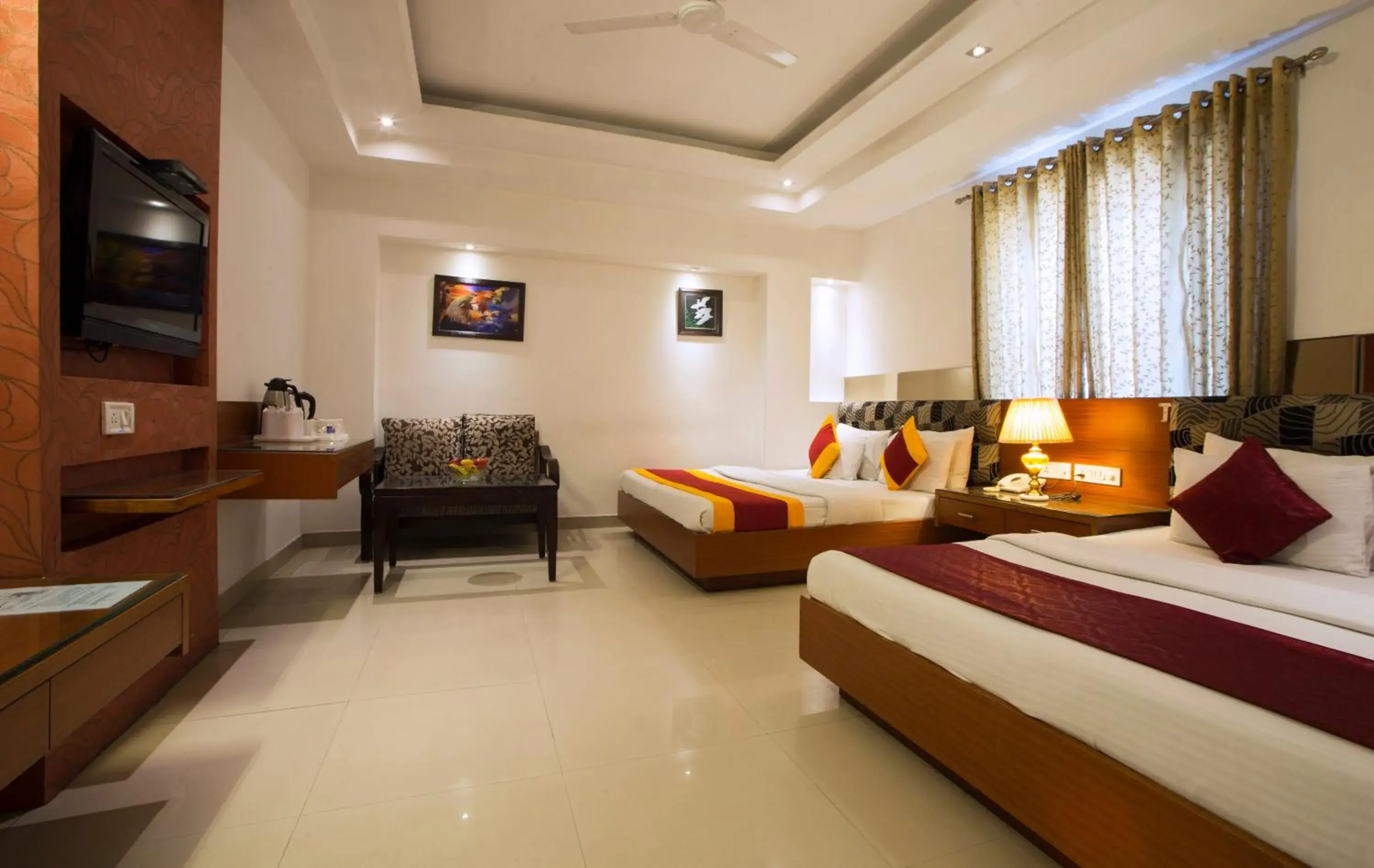 Photo of the whole room in Hotel Krishna Deluxe-By RCG Hotels