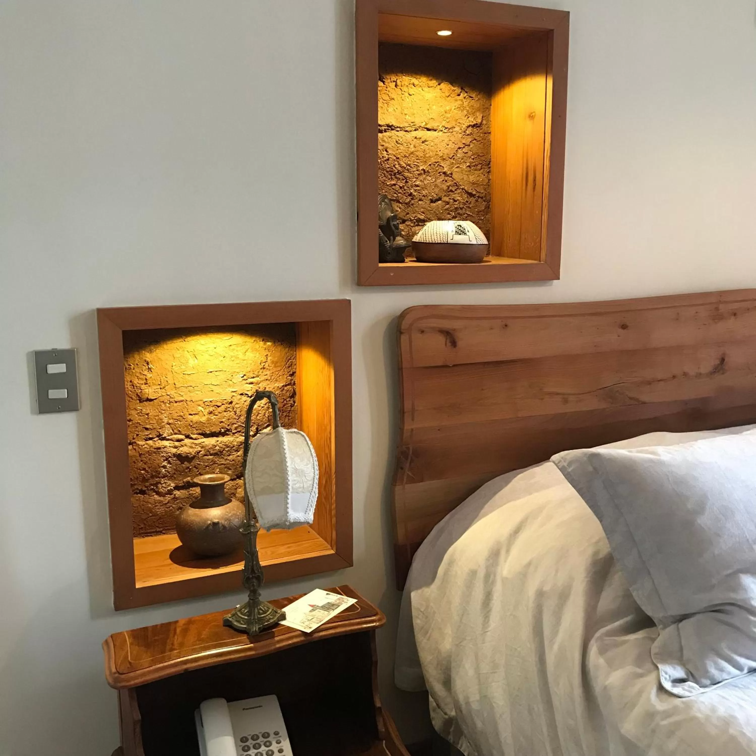 Bed in Fortunata Chacana Guest House