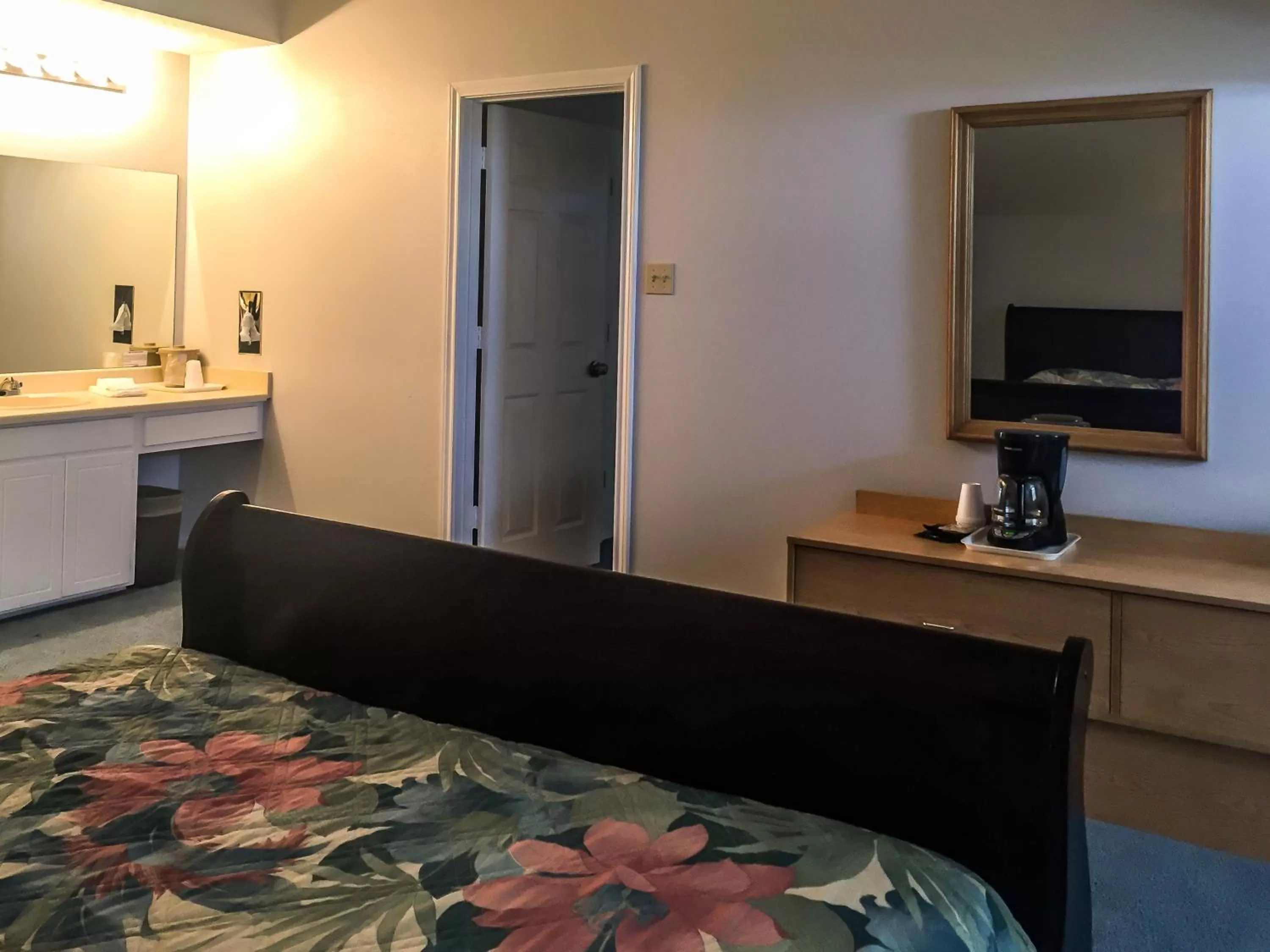 Bed in Bent Tree Motel