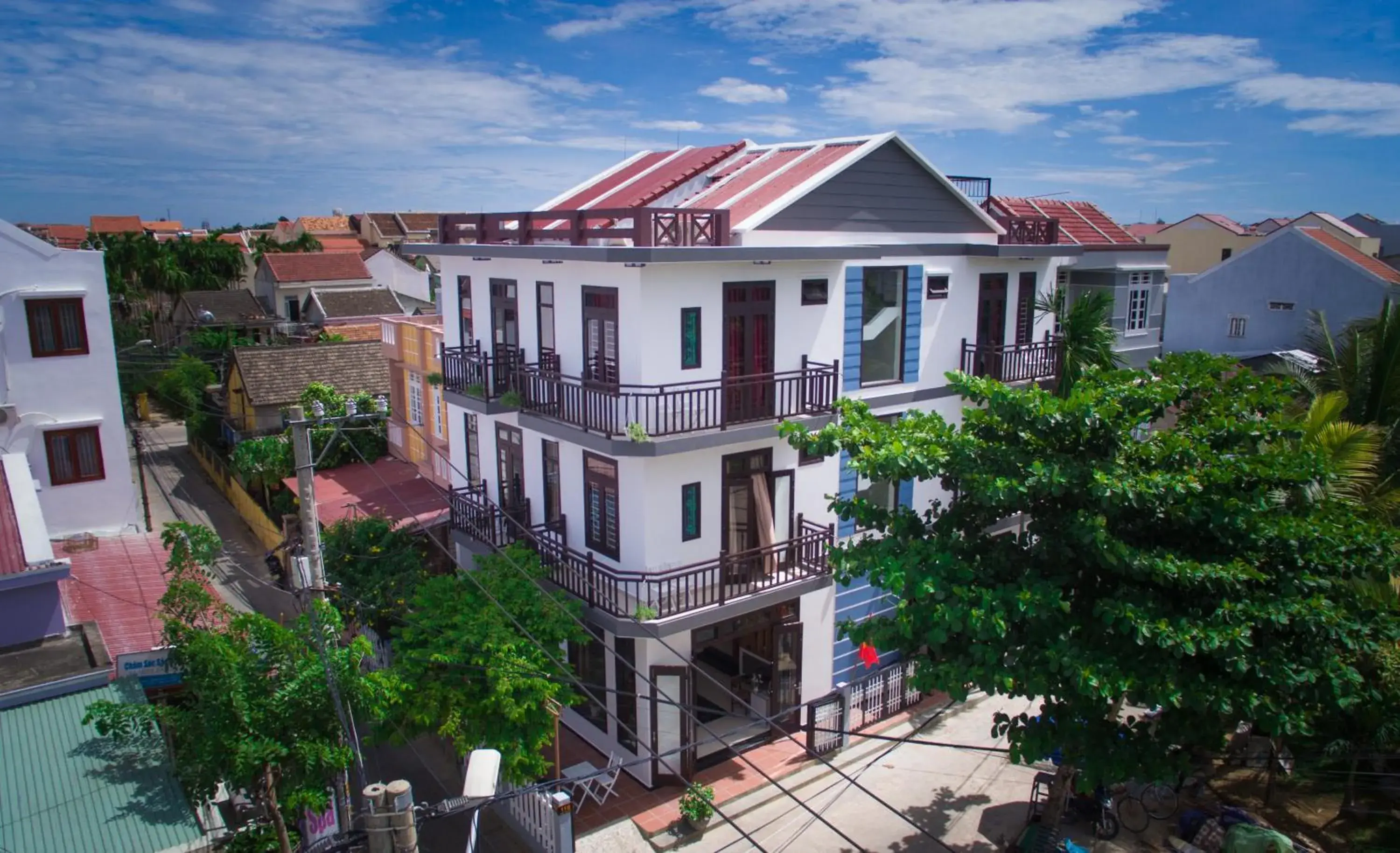 Bird's eye view, Property Building in Quynh Chau Homestay Hội An