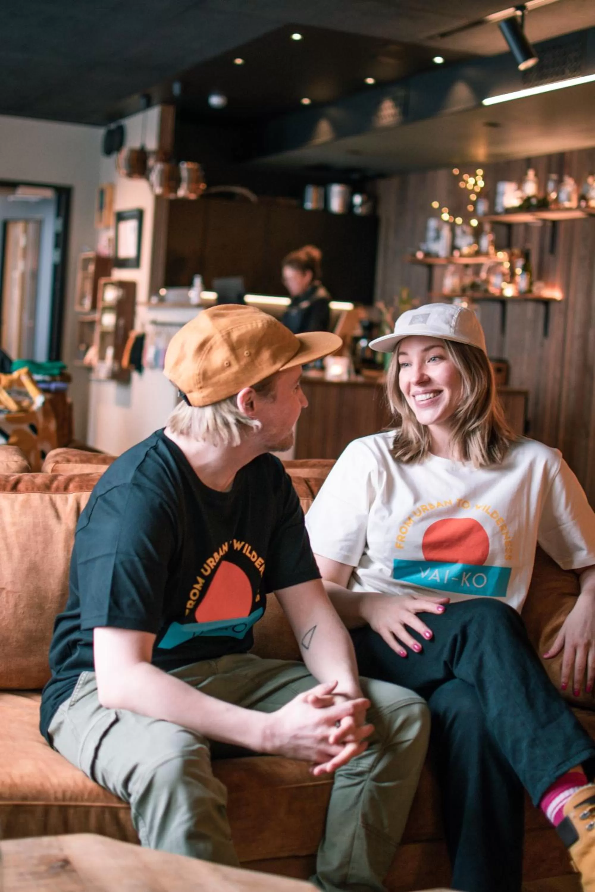 Lounge or bar in Haltia Lake Lodge nature boutique hotel & glamping