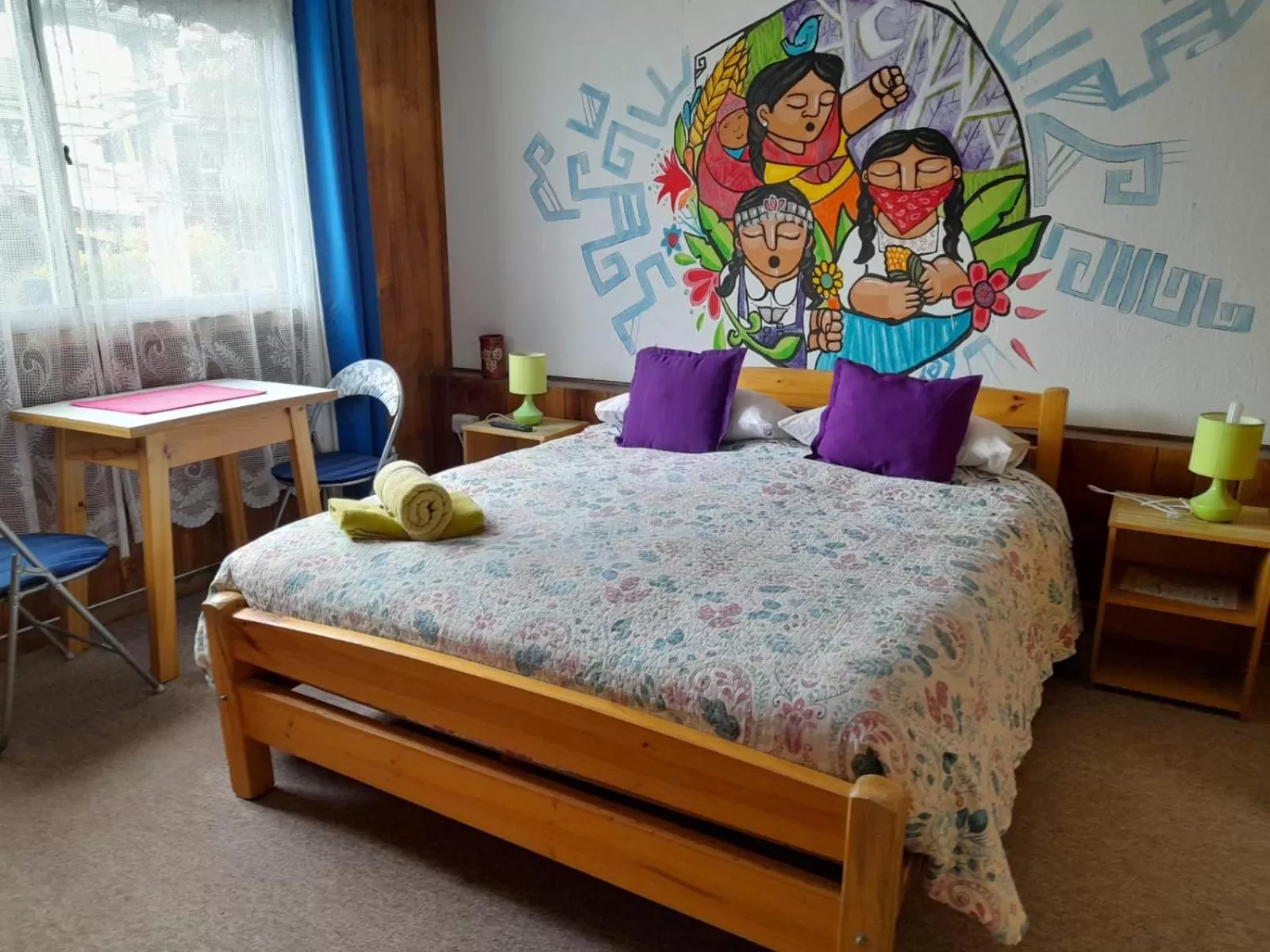 Bed in Hostal Destino Bellavista