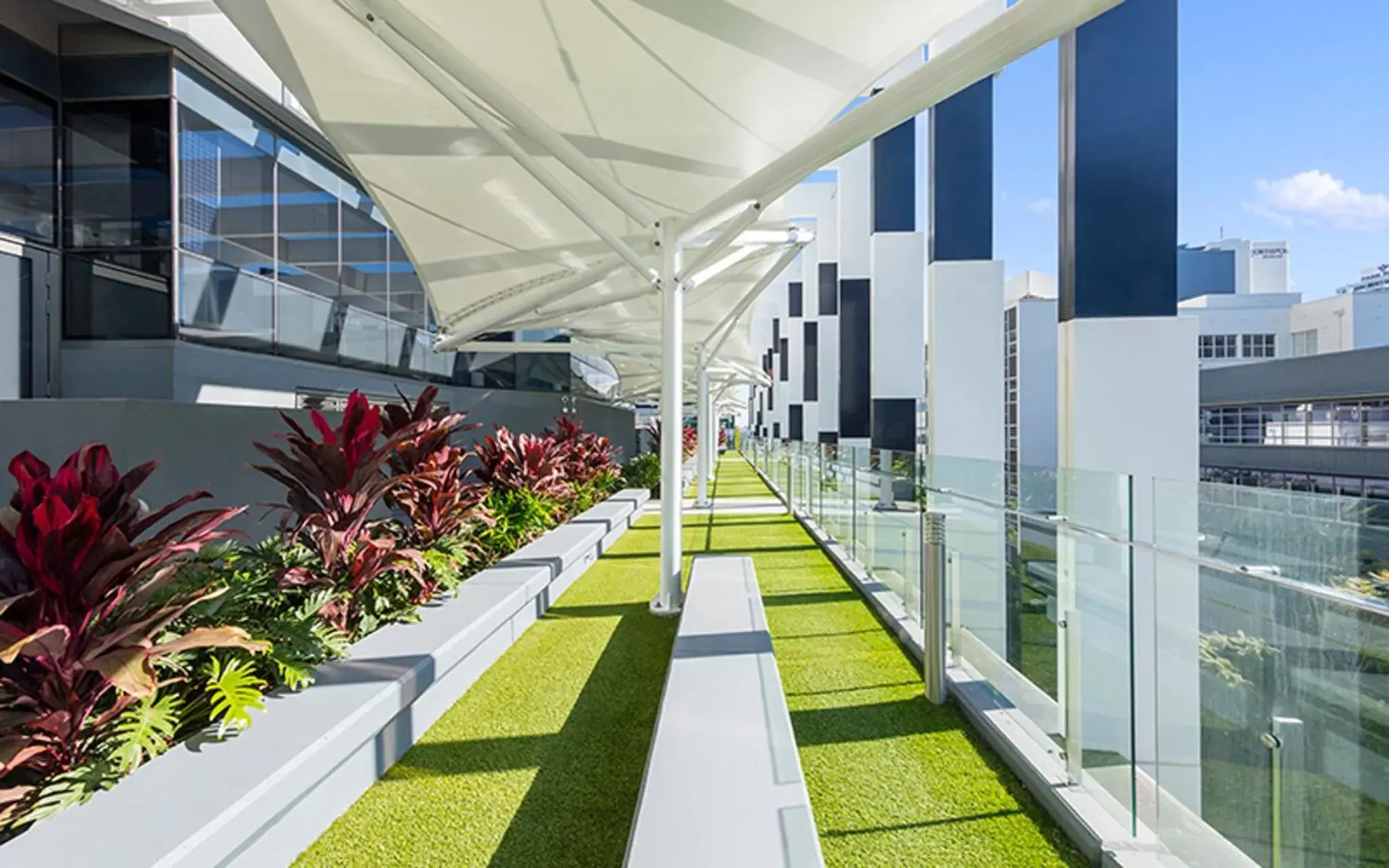 Patio in Meriton Suites Herschel Street, Brisbane