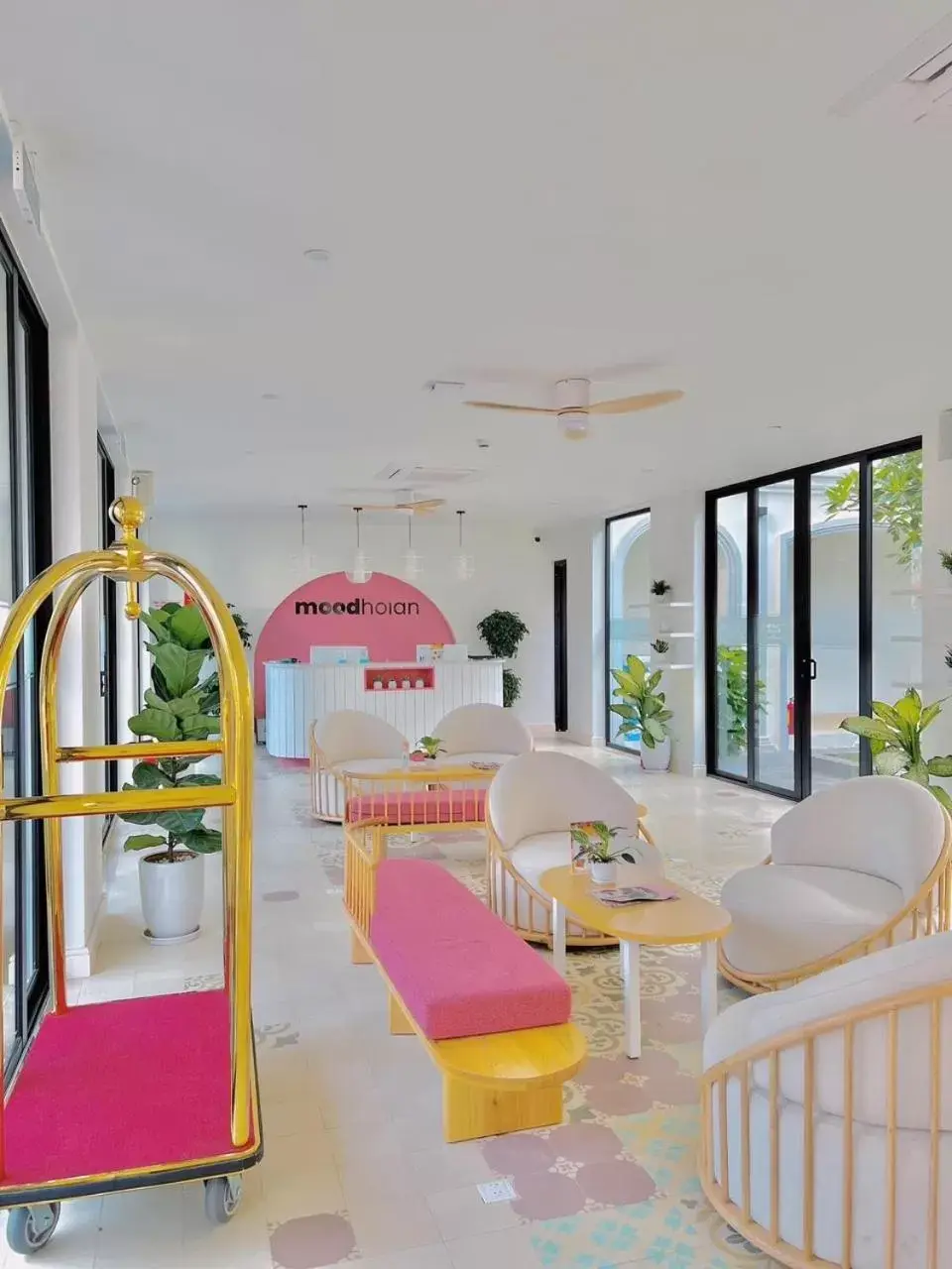Lobby or reception in Moodhoian Riverside Resort & Spa Lobby or reception in Moodhoian Riverside Resort & Spa