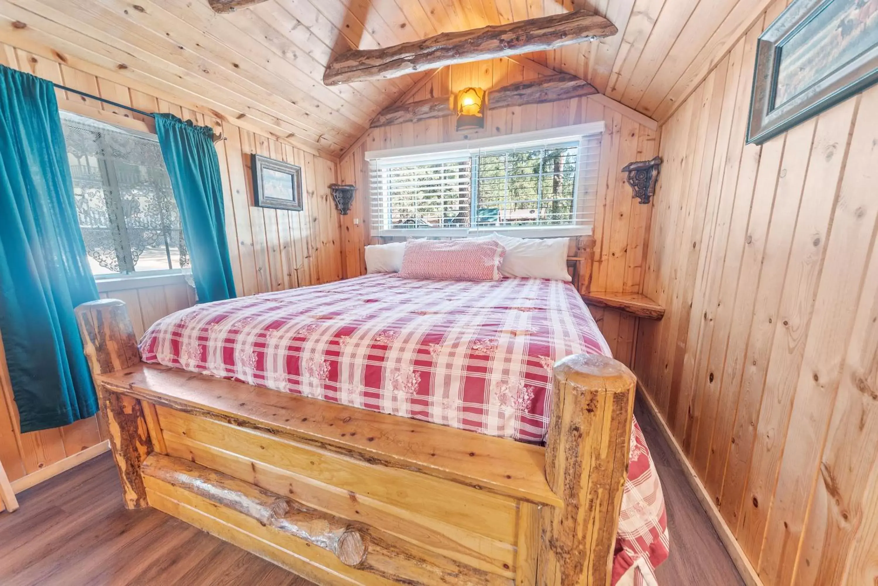 Bed in Black Forest Lodge