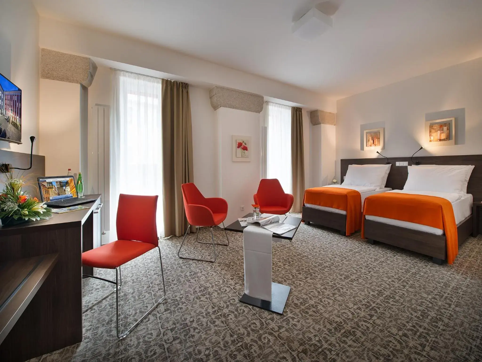 Bedroom in EA Business Hotel Jihlava