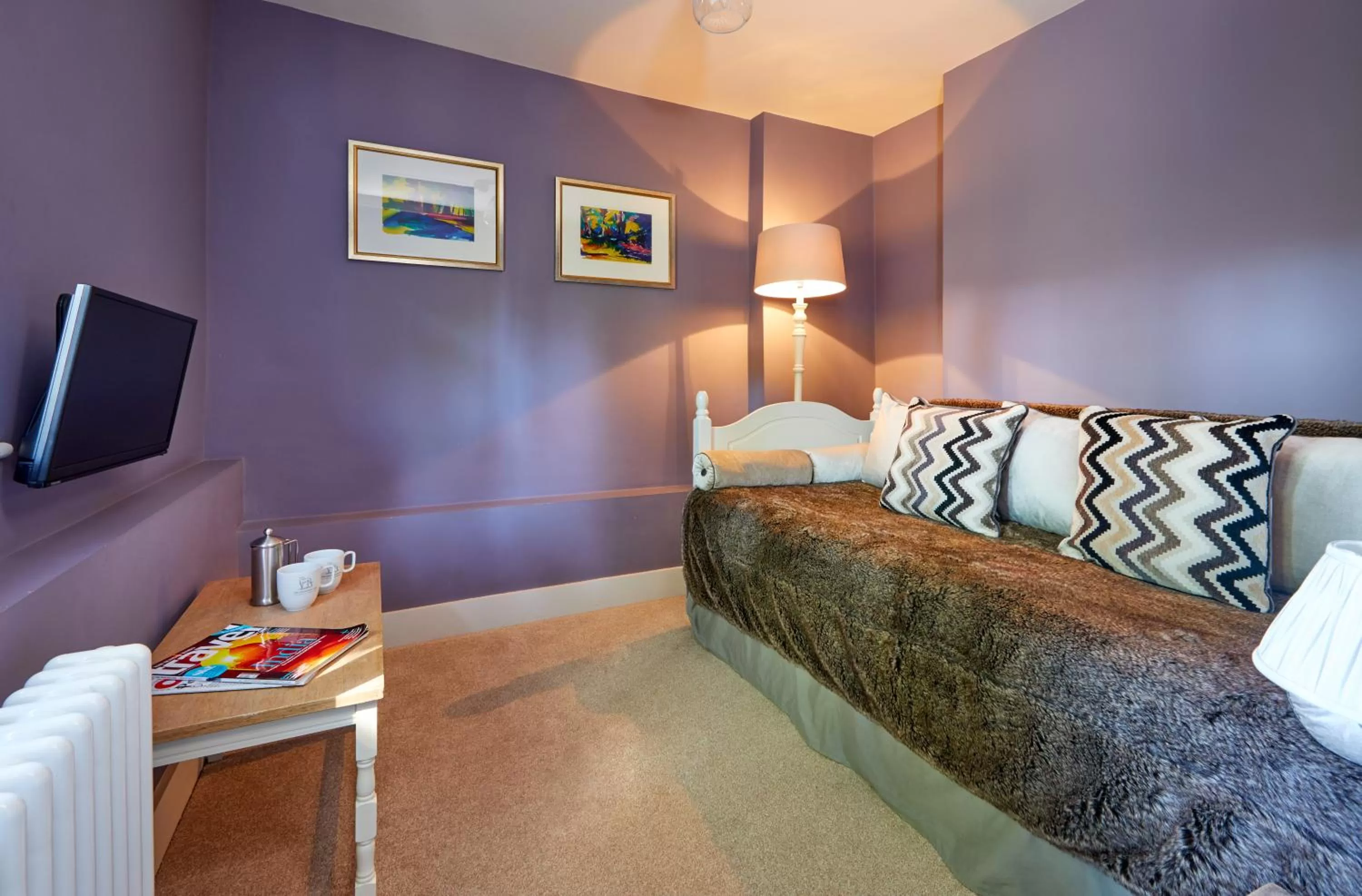 Seating area in The Greyhound Inn