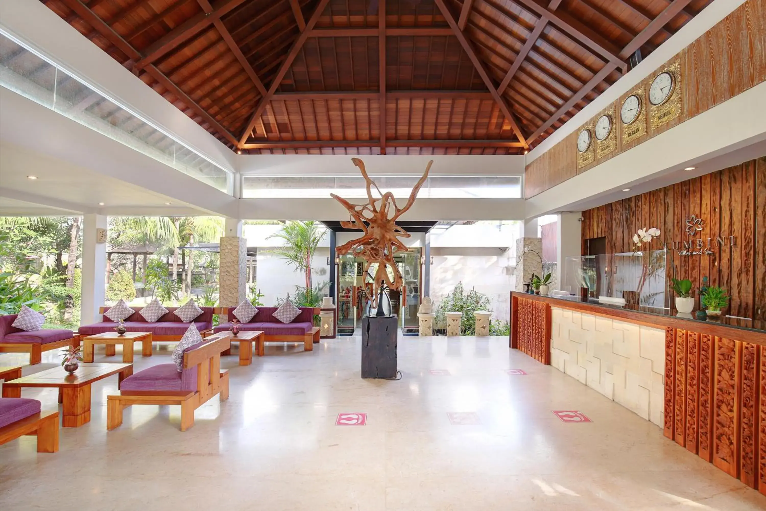 Lobby or reception in Lumbini Luxury Villas and Spa Lobby or reception in Lumbini Luxury Villas and Spa