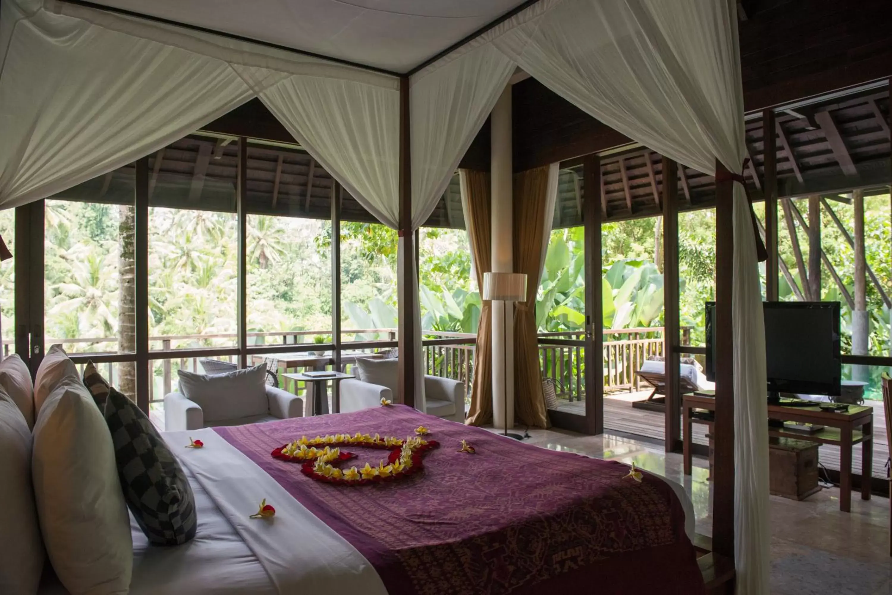 bunk bed, Room Photo in Komaneka at Bisma Ubud