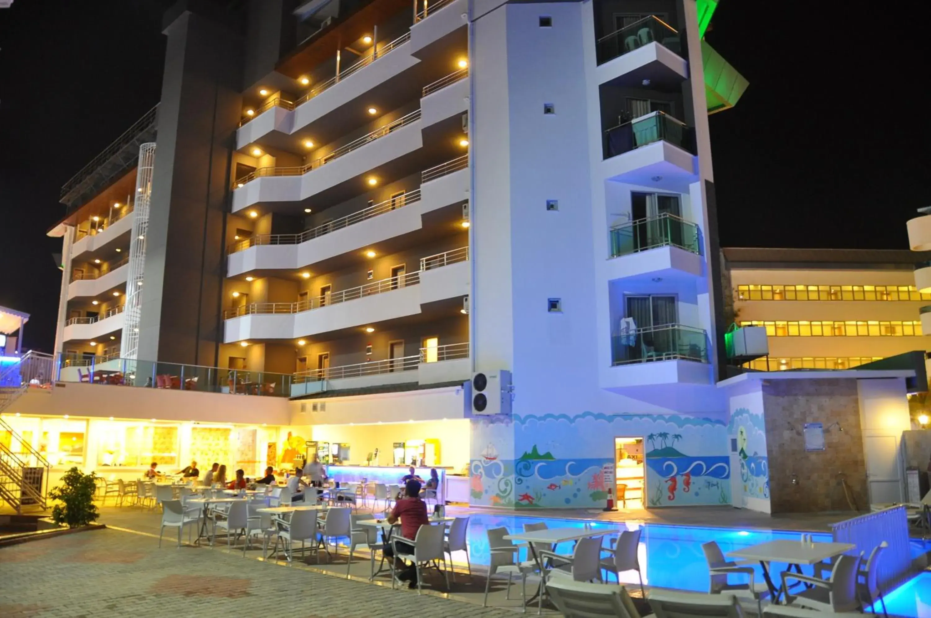 Night, Property Building in Acar Hotel