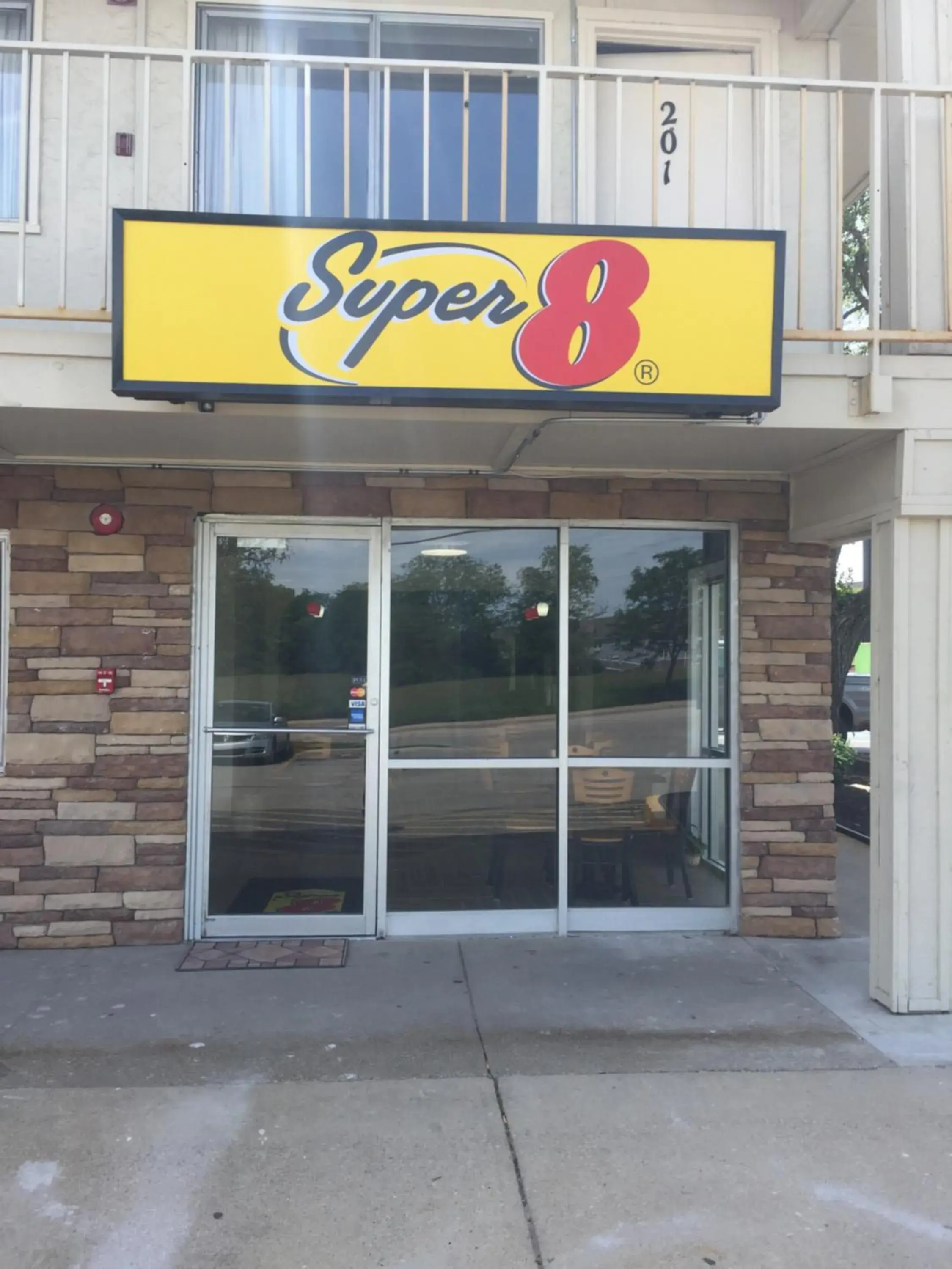 Property logo or sign in Super 8 by Wyndham Florence