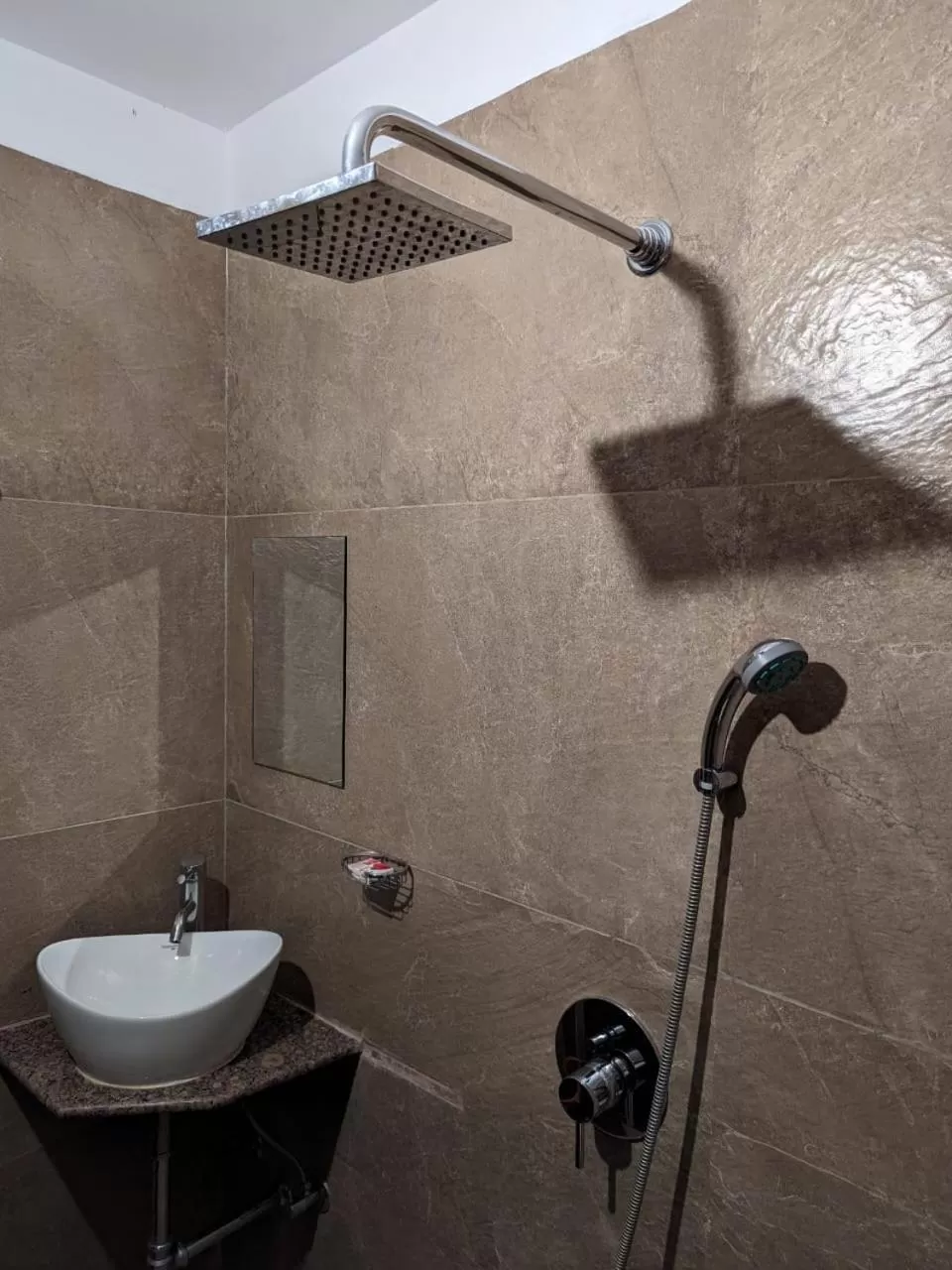 Shower in Corsican Haveli