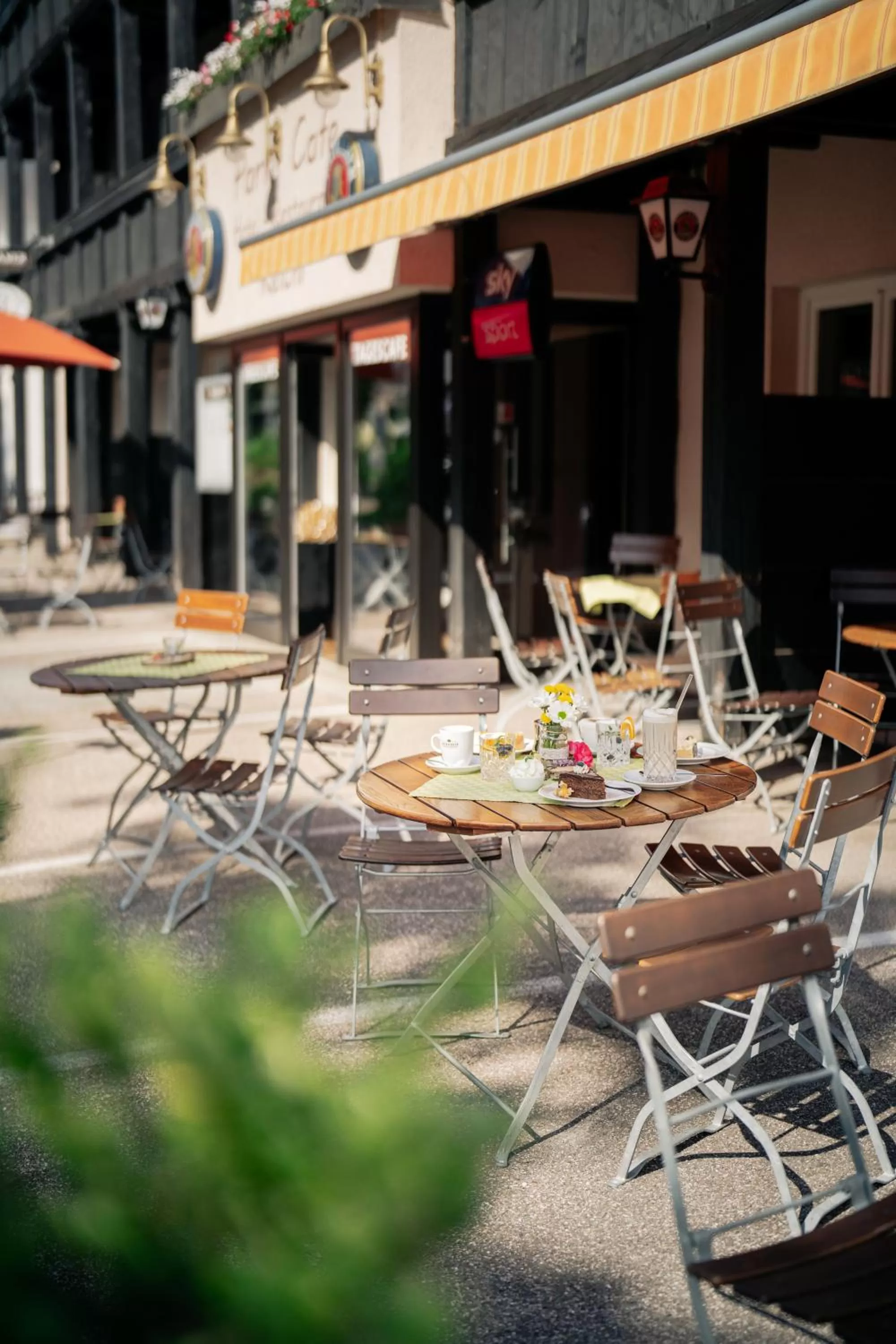 sunbed in Hotel Park Cafe Reichl