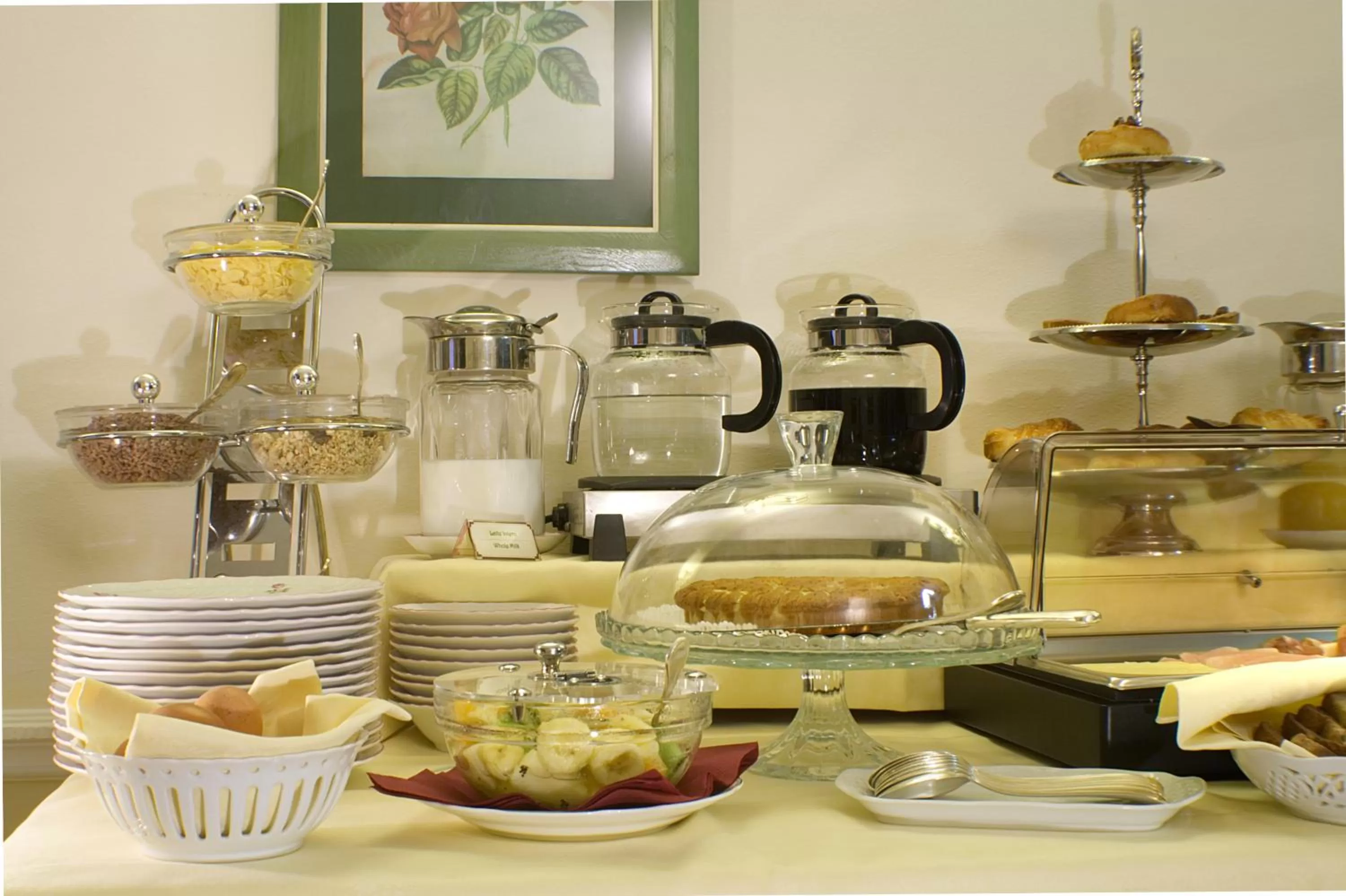 Buffet breakfast in Hotel Rosary Garden