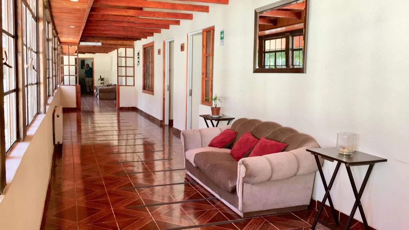 Seating area in Hotel Santa María