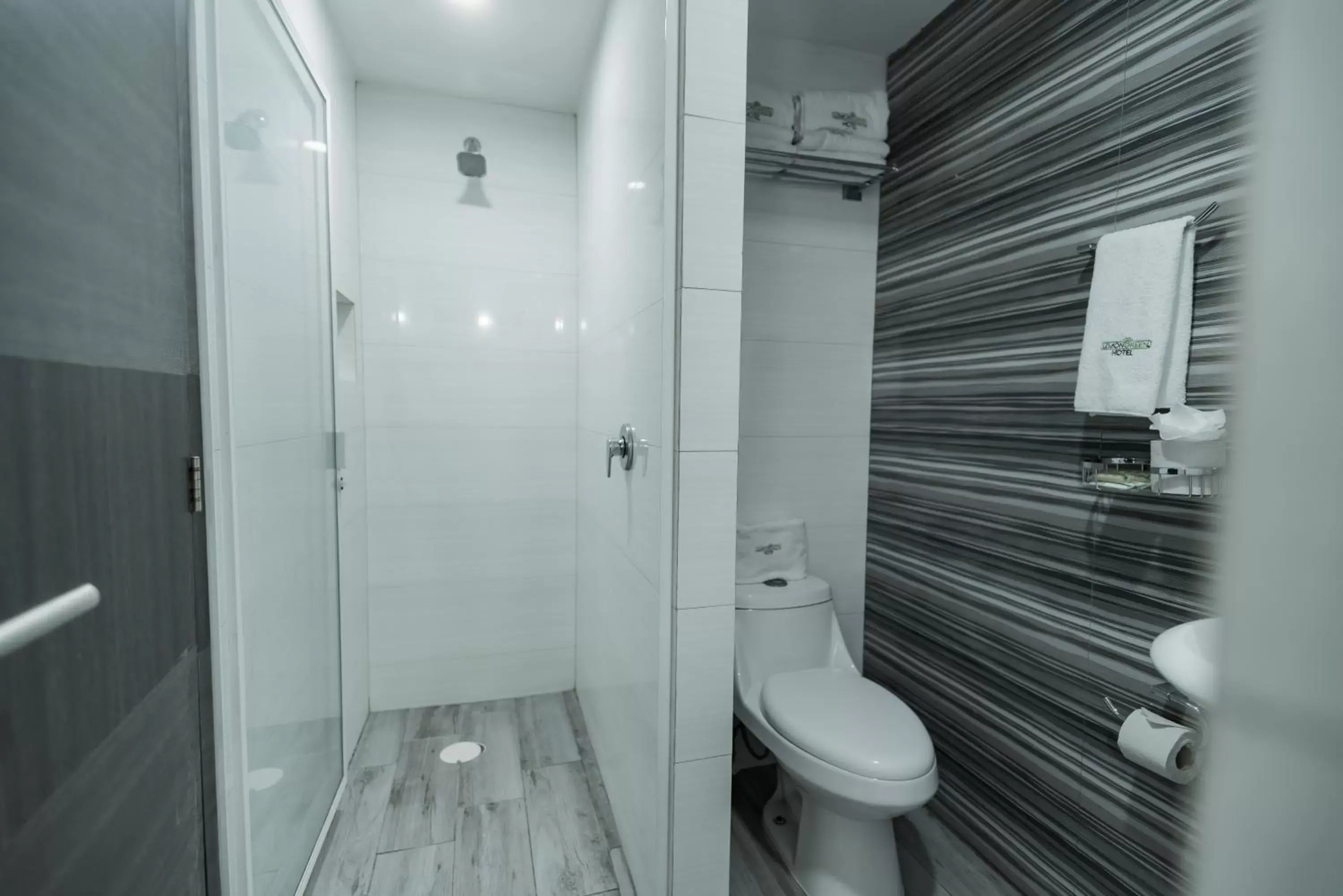 Shower, Bathroom in HOTEL LEMON GREEN -Zona Expo Frente al Centro de Convenciones