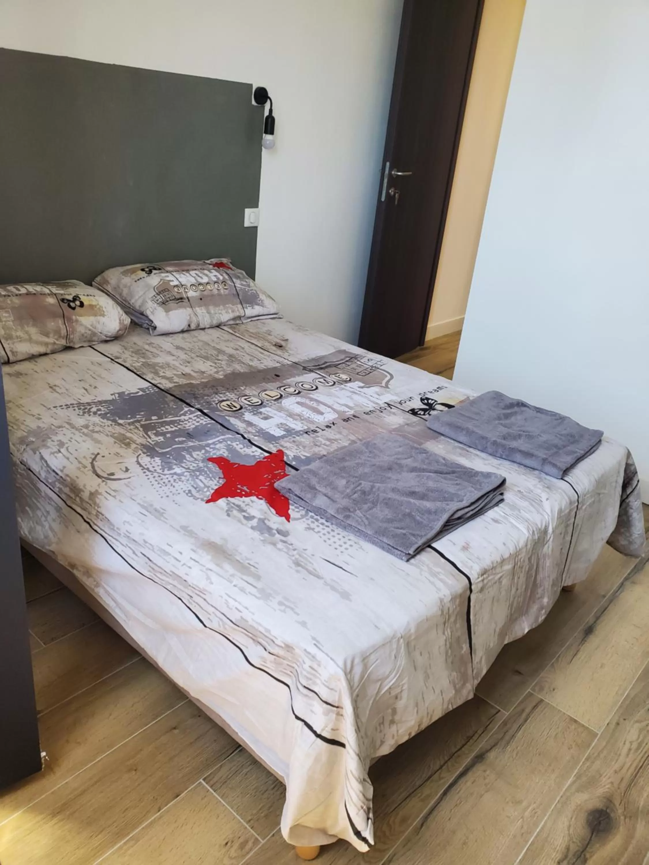 Bed in Chambre d'Hôte Straboni