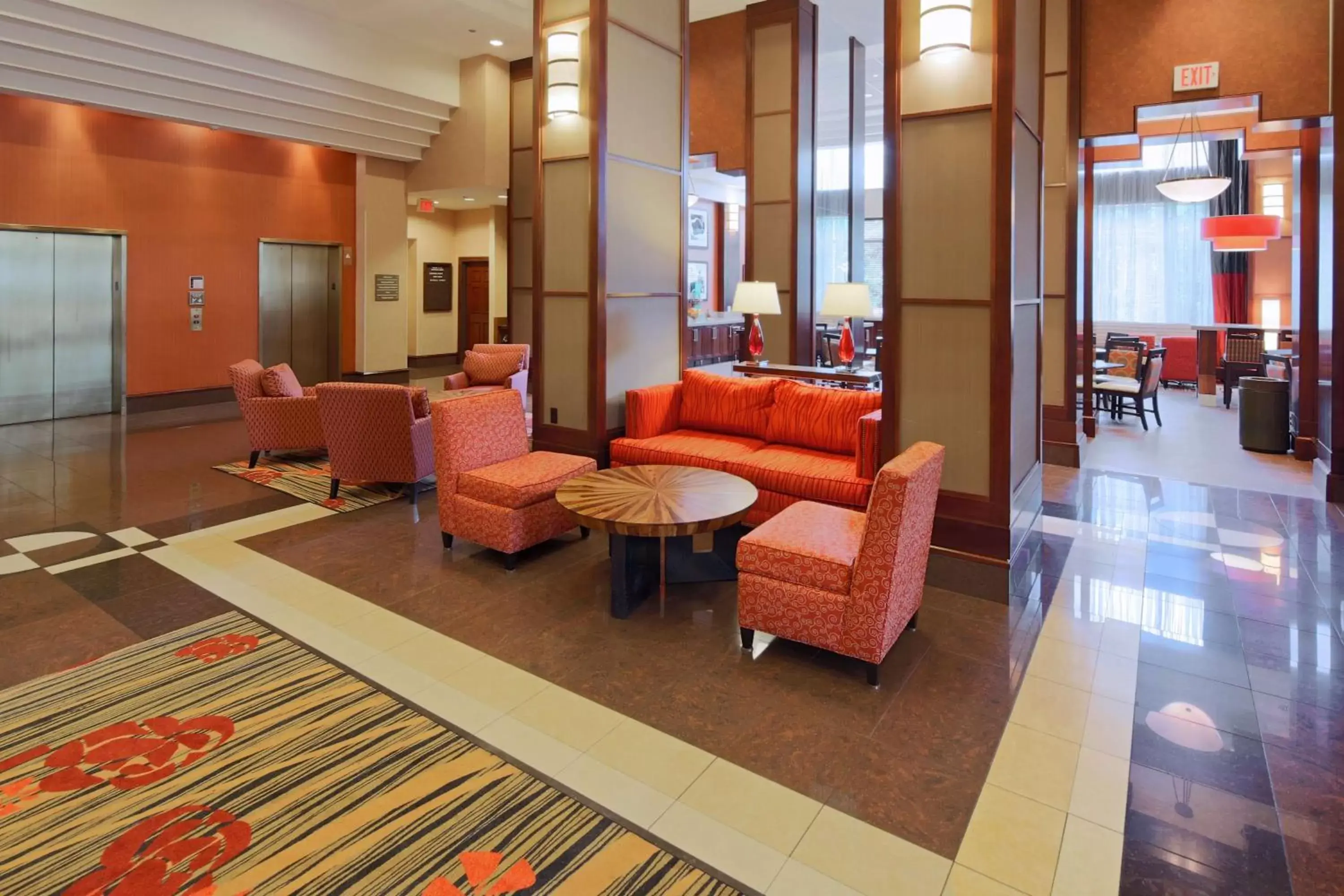 Lobby or reception, Lobby/Reception in Hampton Inn & Suites Arlington Crystal City DCA