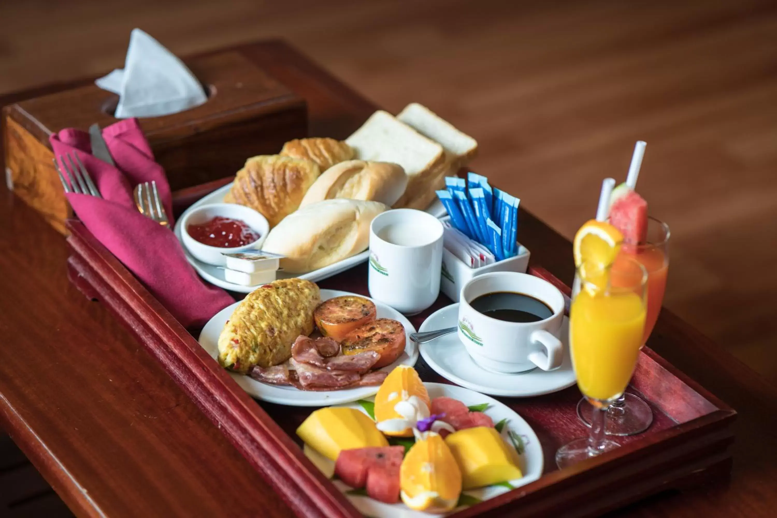 Buffet breakfast in Angkor Holiday Hotel Buffet breakfast in Angkor Holiday Hotel