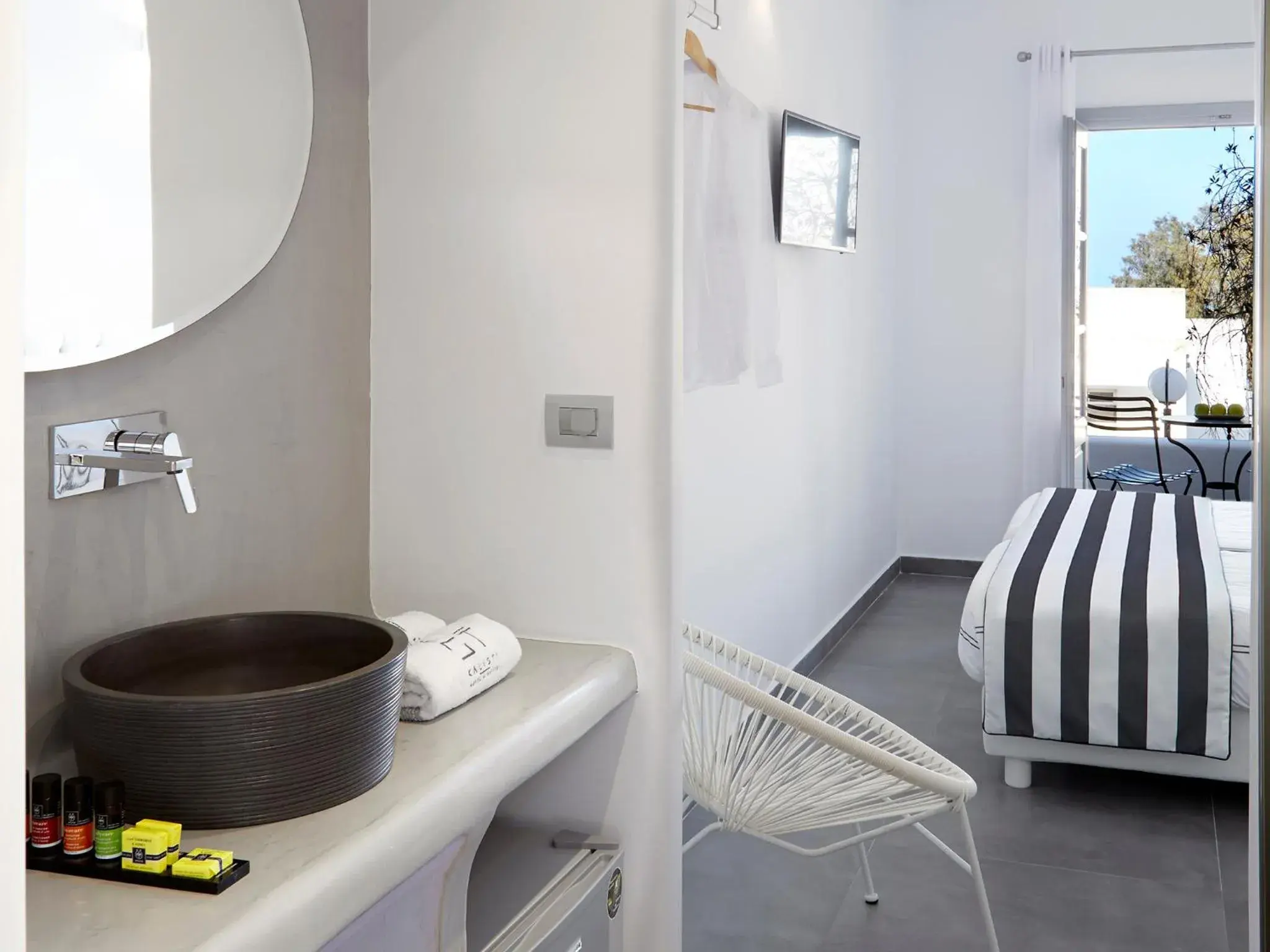 Bedroom, Bathroom in Kallisti Thera Hotel
