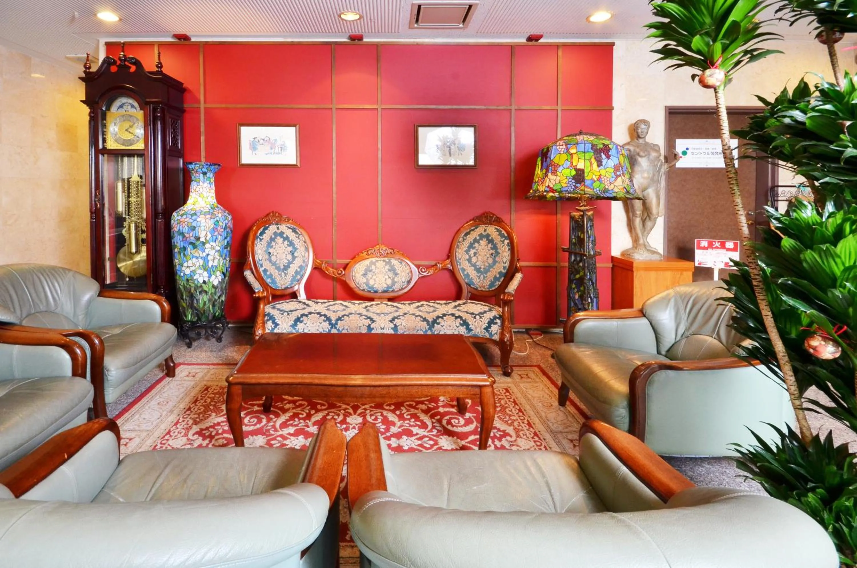 Lobby or reception in Omura Central Hotel