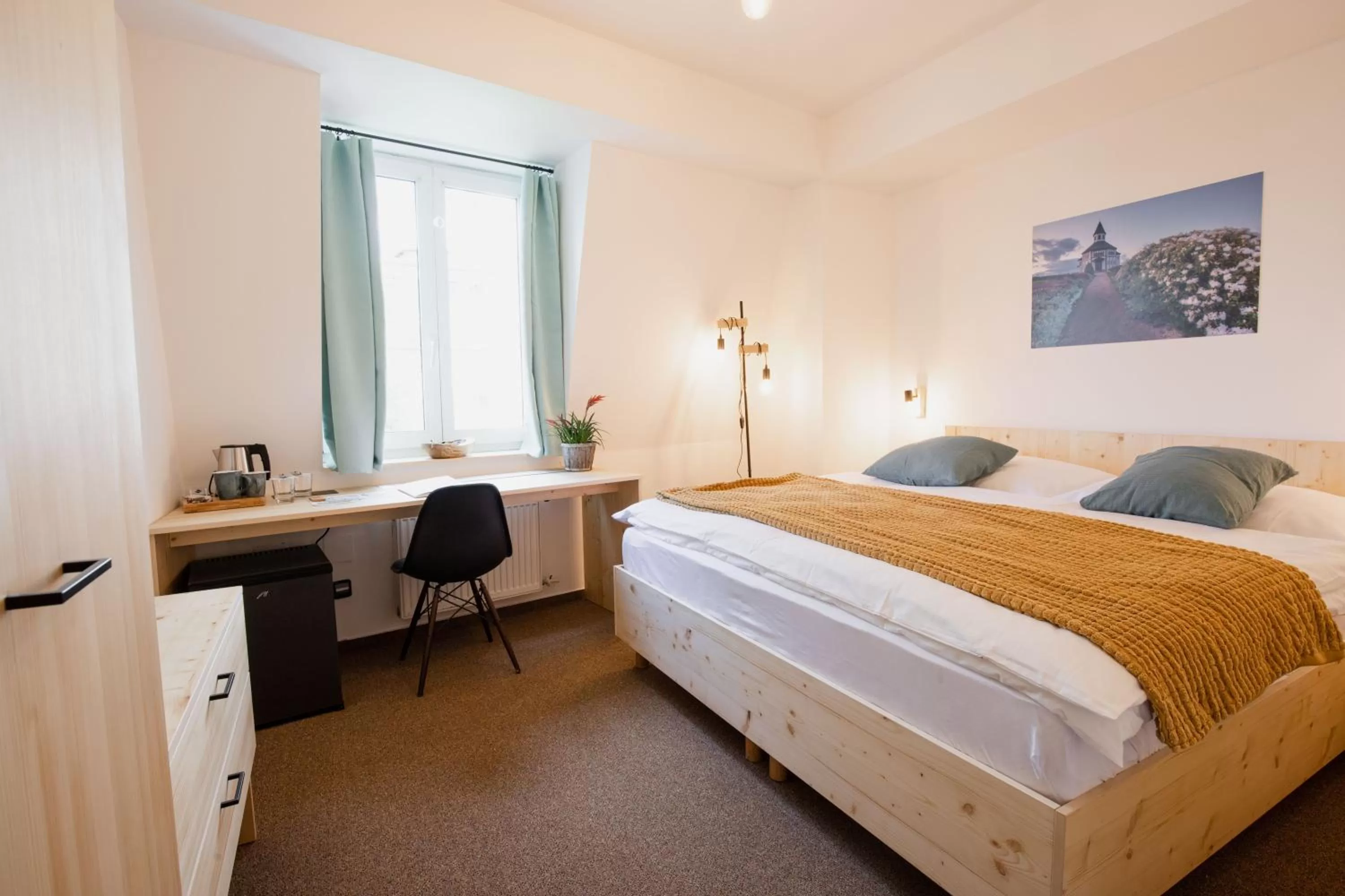 Bed in Hotel Rehavital