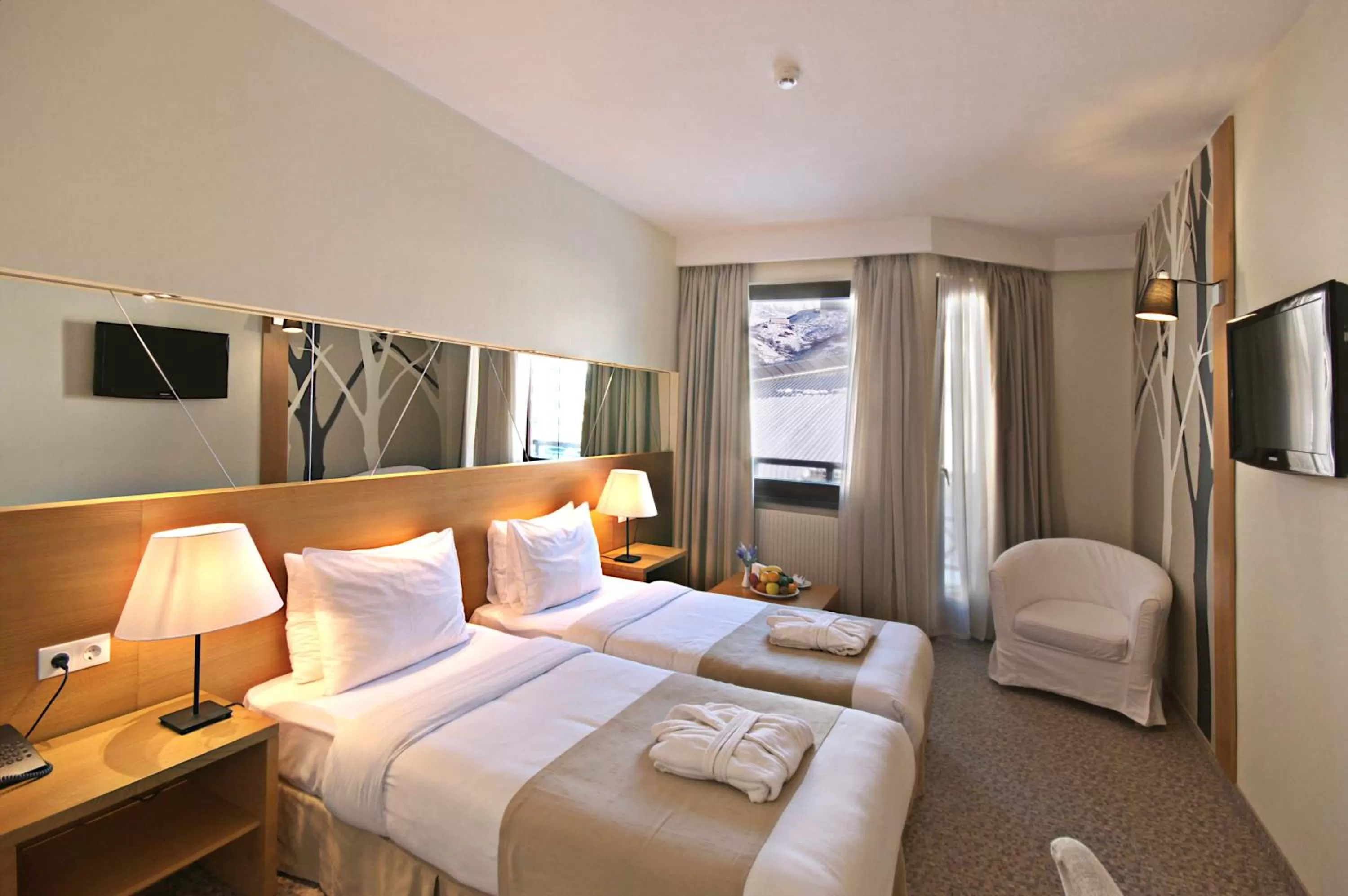 Standard Twin Room in Marco Polo Hotel Gudauri