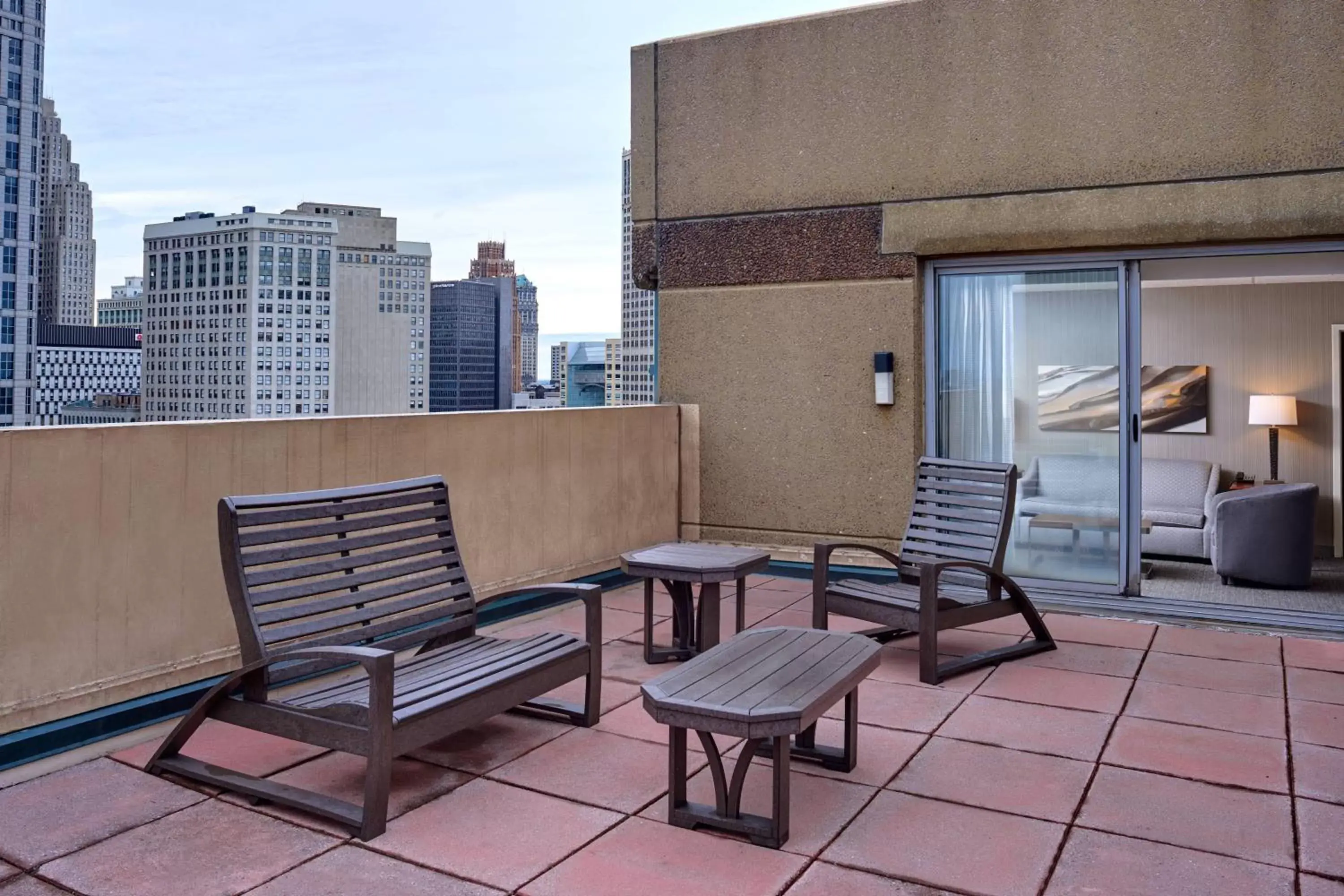 Bedroom in Courtyard by Marriott Detroit Downtown