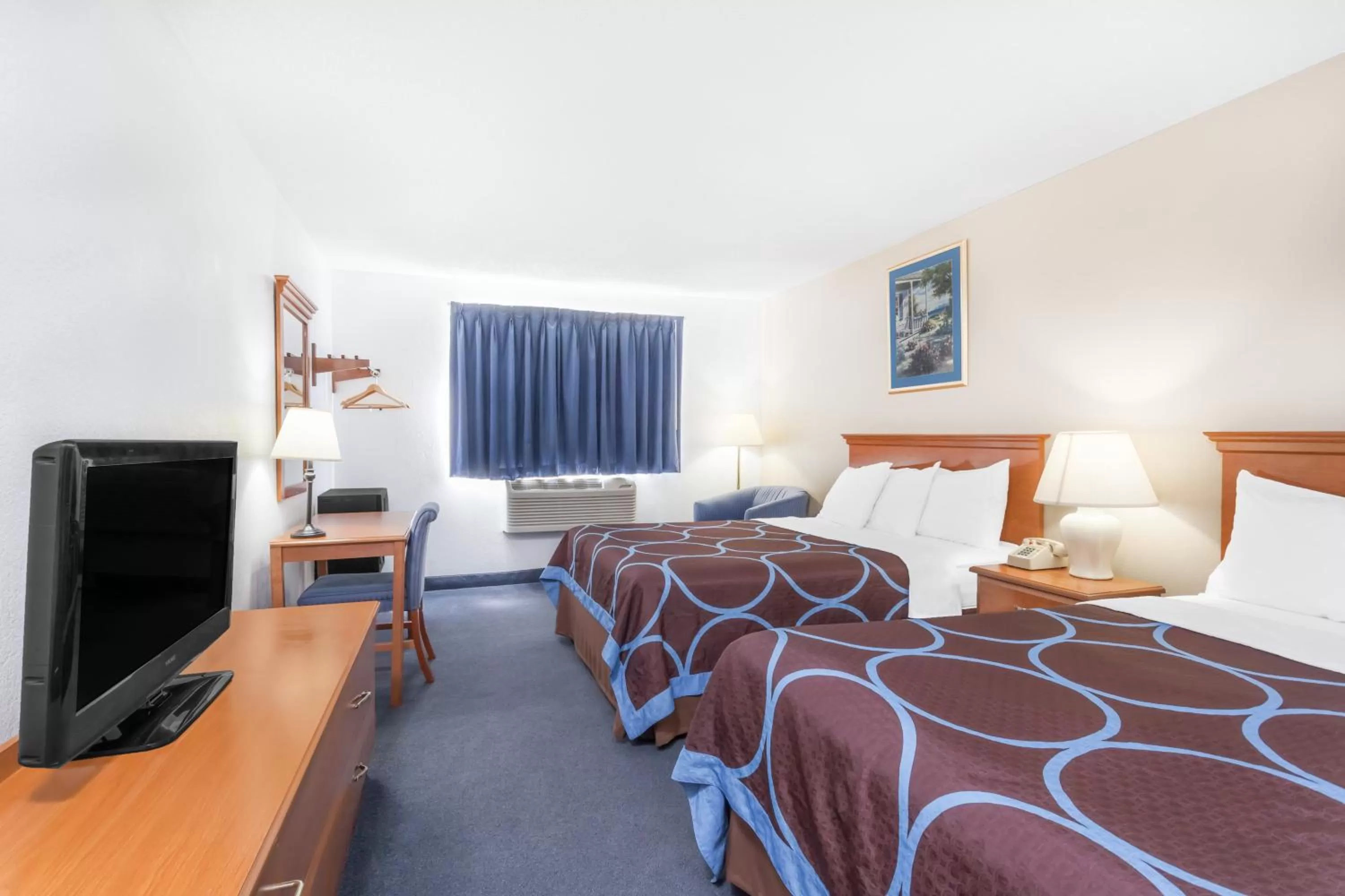 Bed in Super 8 by Wyndham Montgomery Maybrook