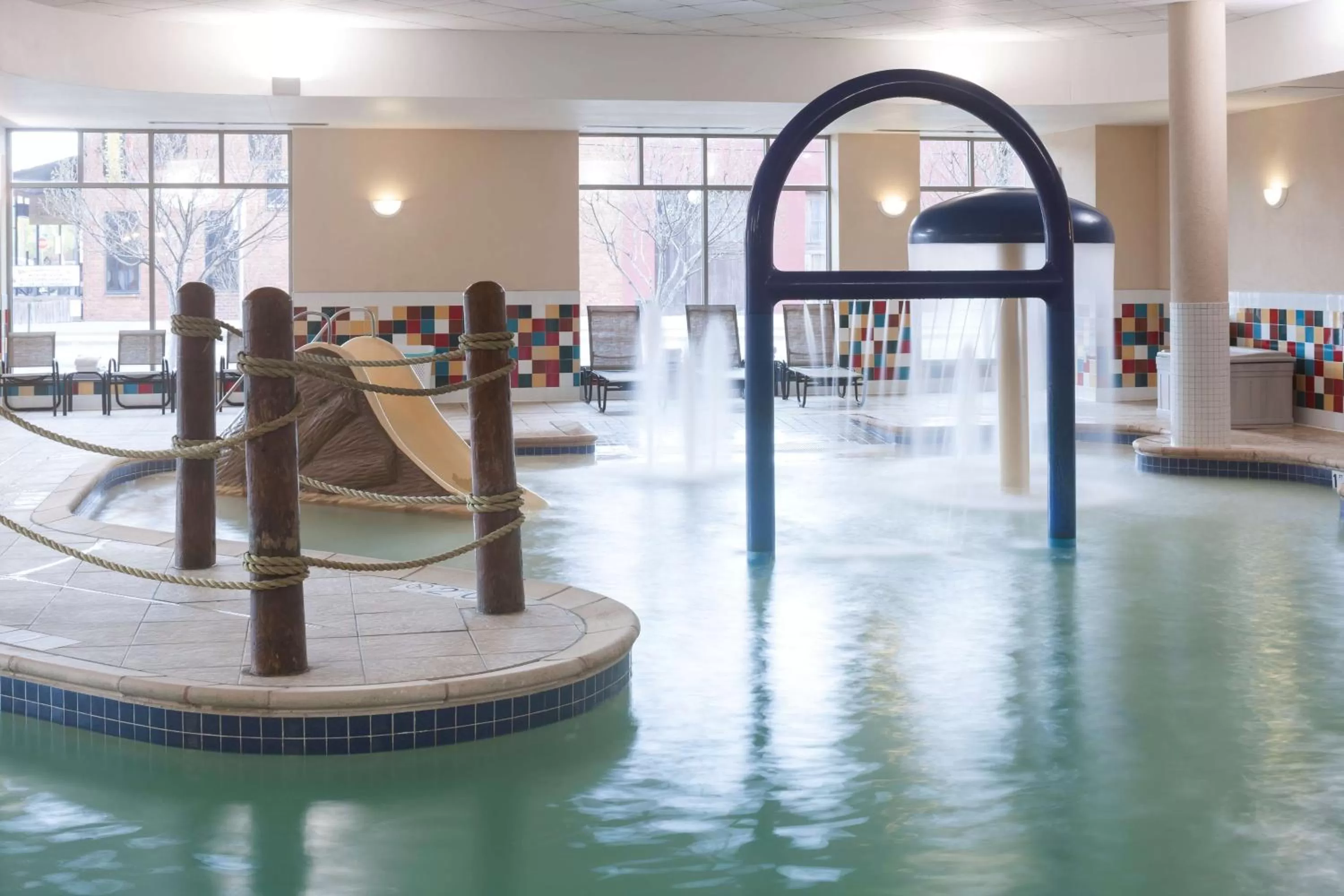 Pool view in Hampton Inn & Suites Oklahoma City-Bricktown