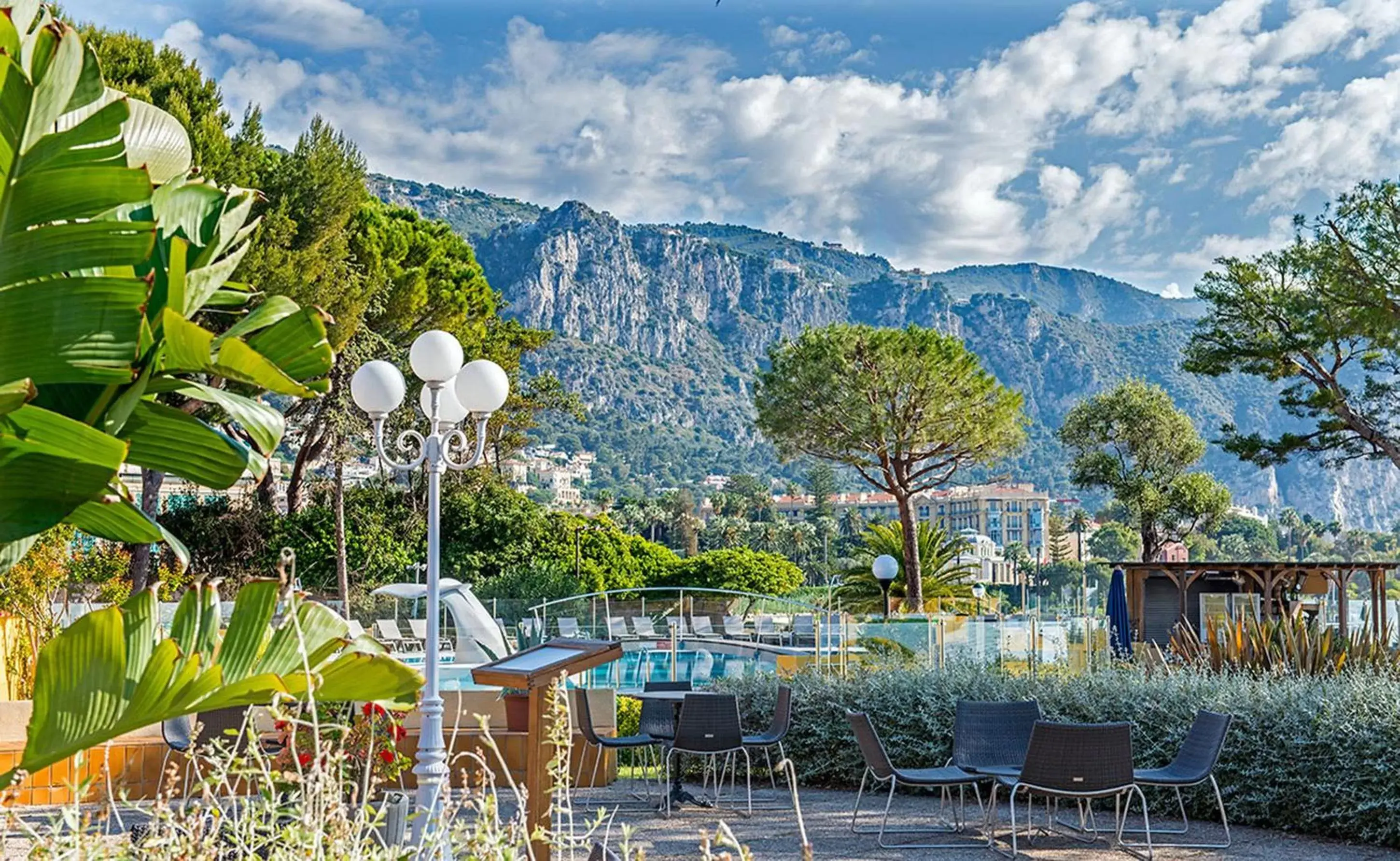Pool view, Patio/Outdoor Area in Hôtel Vacances Bleues Delcloy