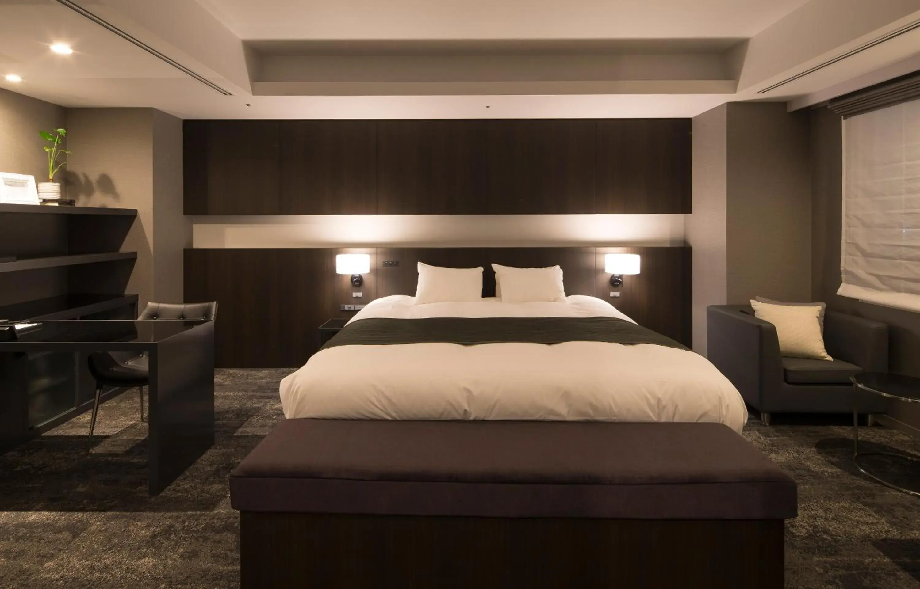 Bed in Hotel Granbinario Komatsu