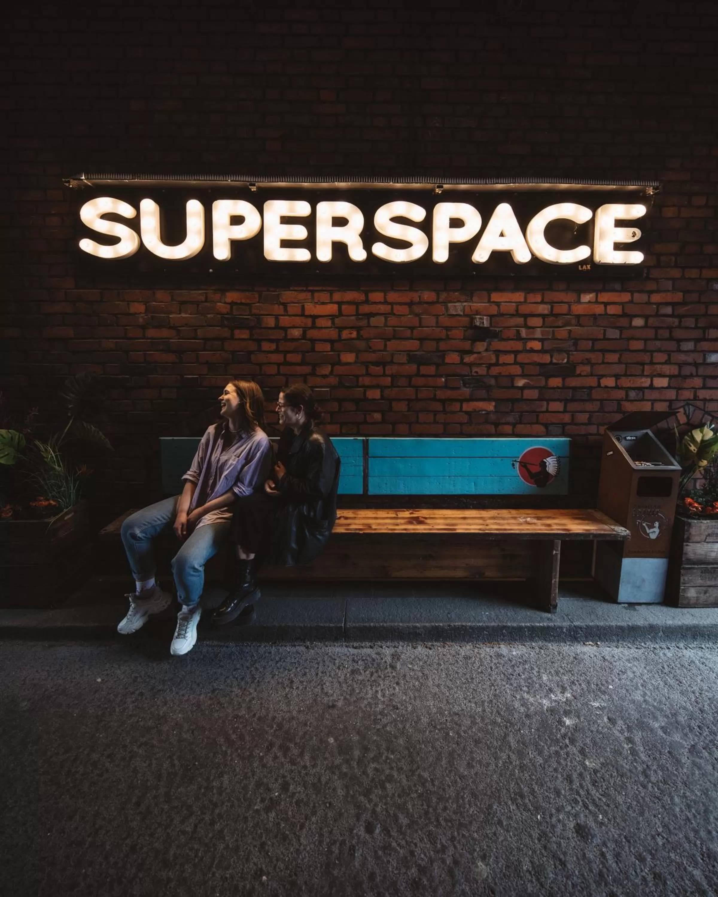 Seating area in Superbude Hamburg St Pauli