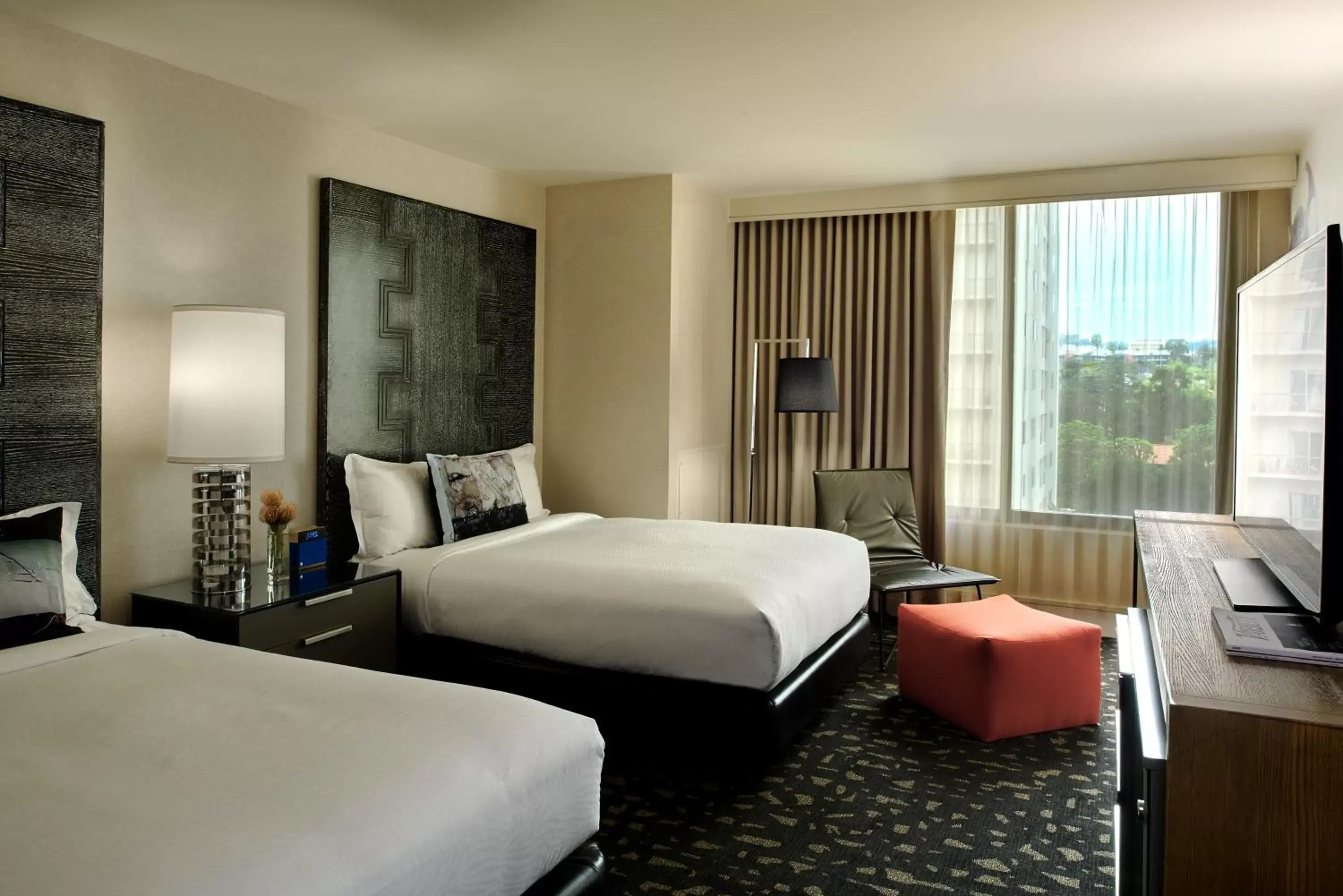 Bed in Kimpton Hotel Palomar Los Angeles Beverly Hills, an IHG Hotel