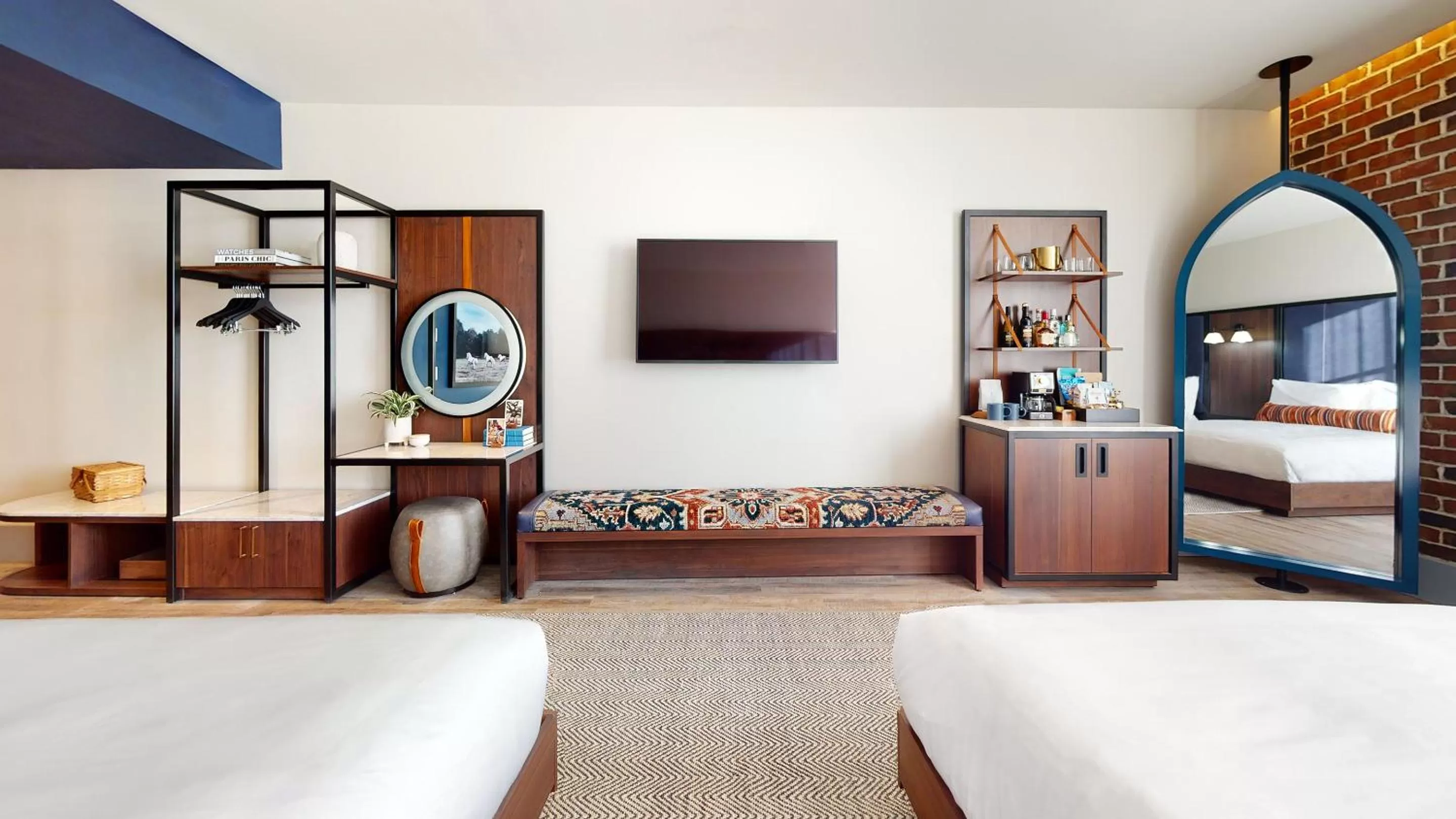 Bed in The Restoration Asheville