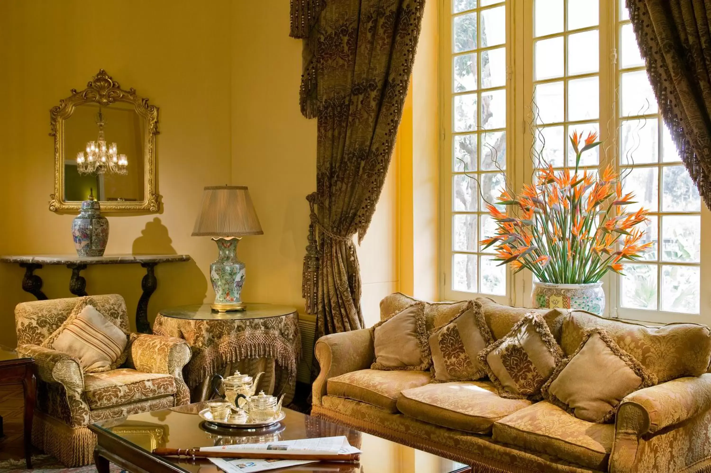 Living room, Seating Area in Sofitel Winter Palace Luxor