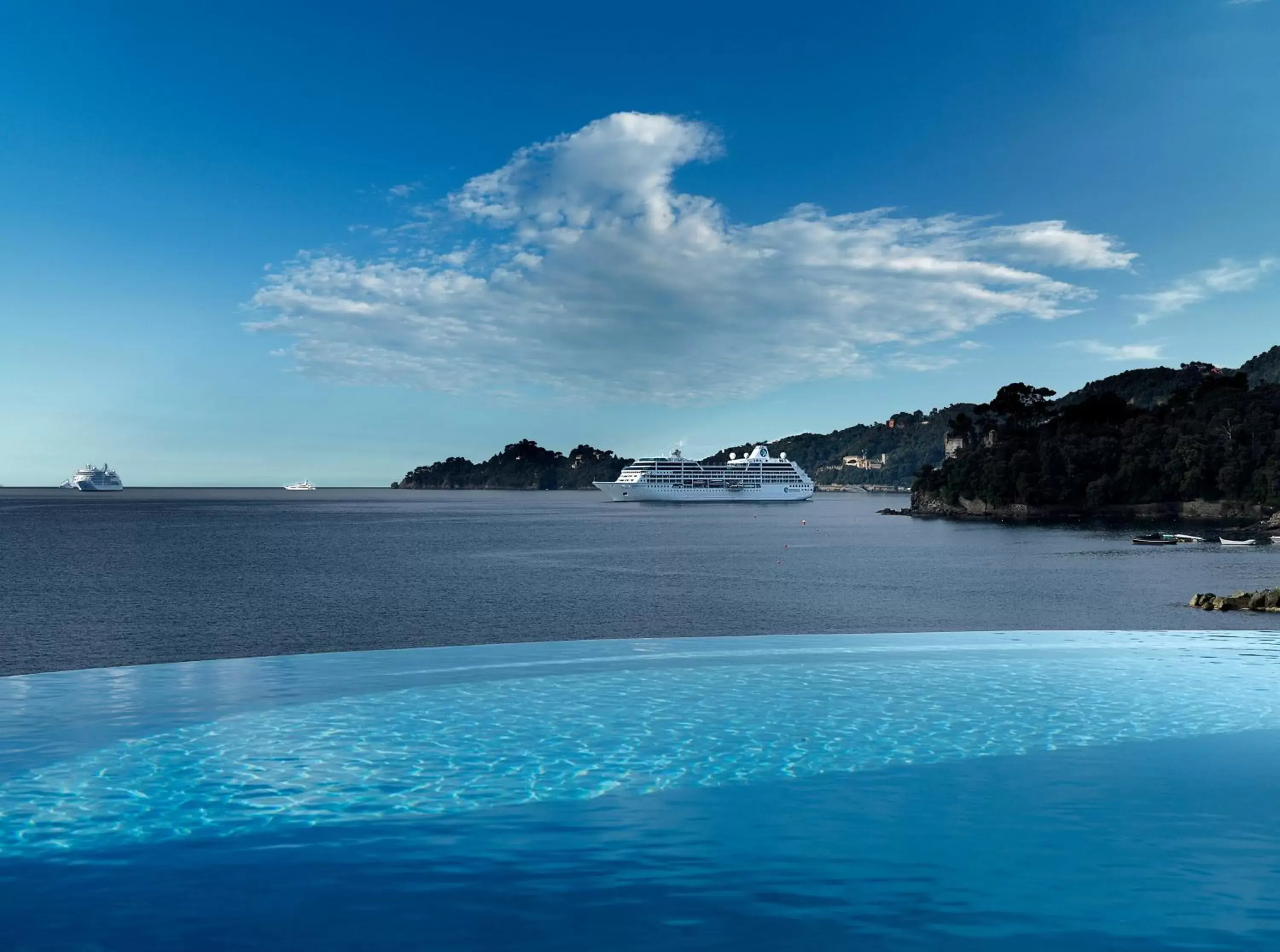 View (from property/room), Beach in Excelsior Palace Portofino Coast