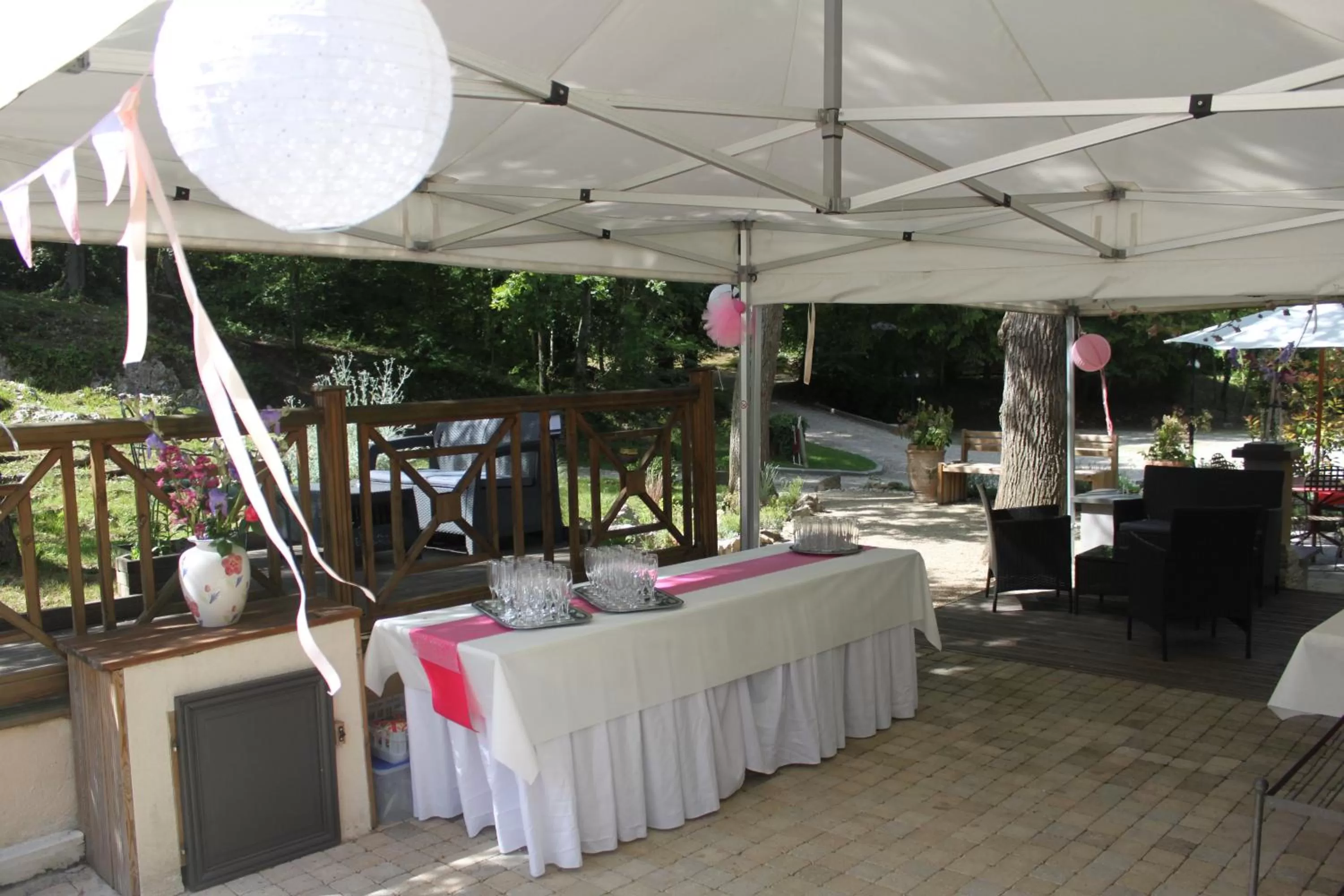 Garden view in La Garenne de Morestel