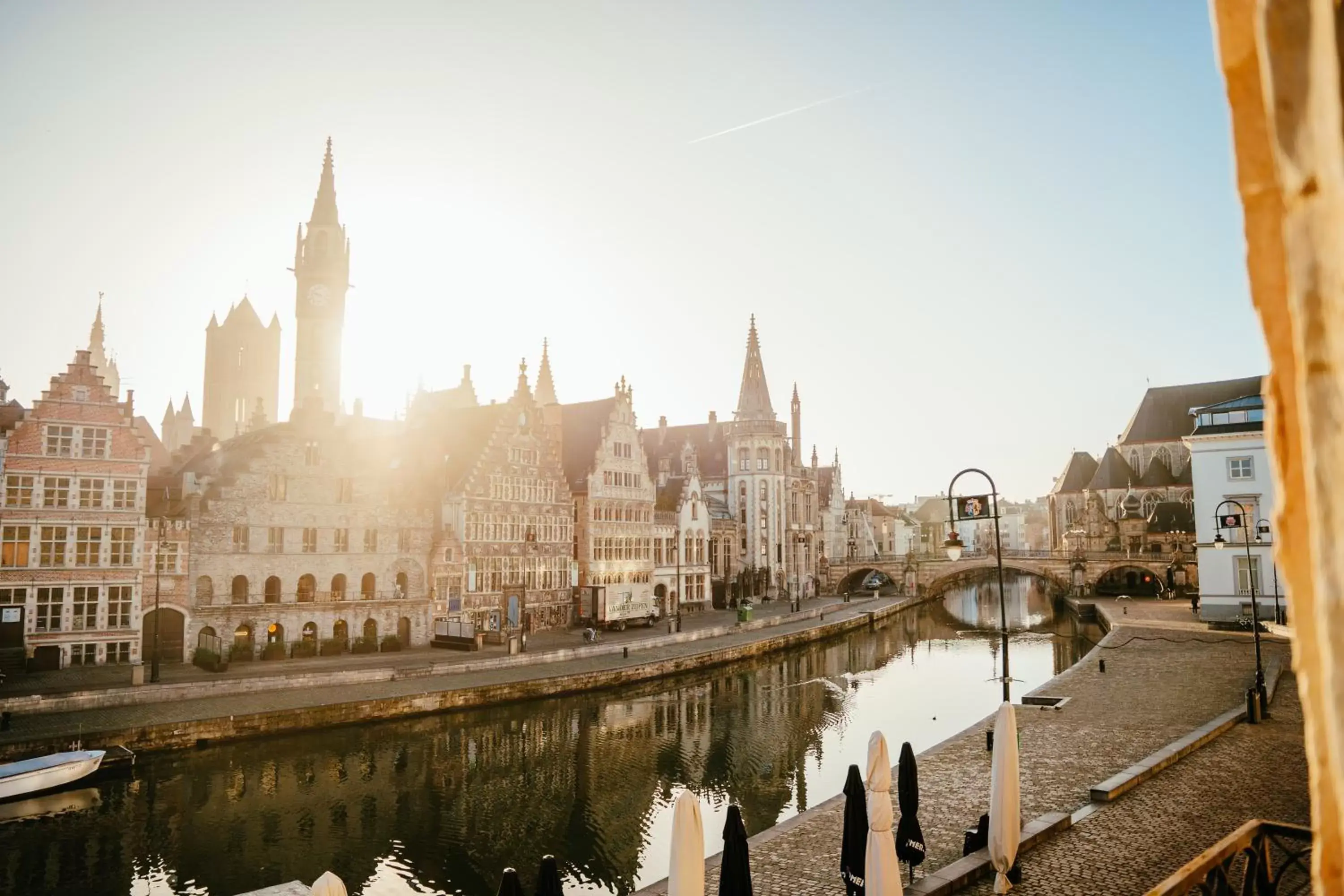 View (from property/room) in Ghent Marriott Hotel