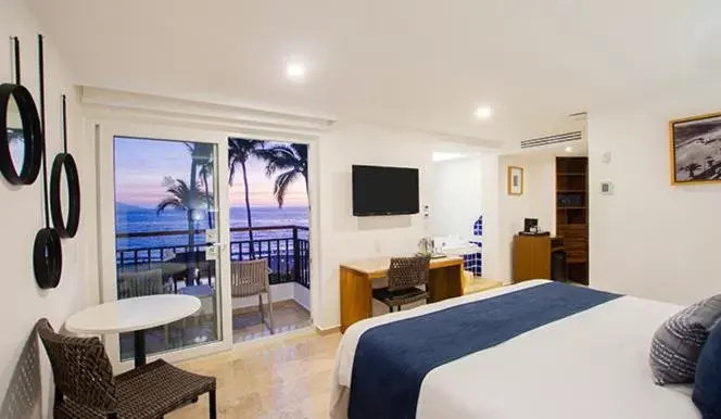 Bed in Buenaventura Grand Hotel & Great Moments - All Inclusive