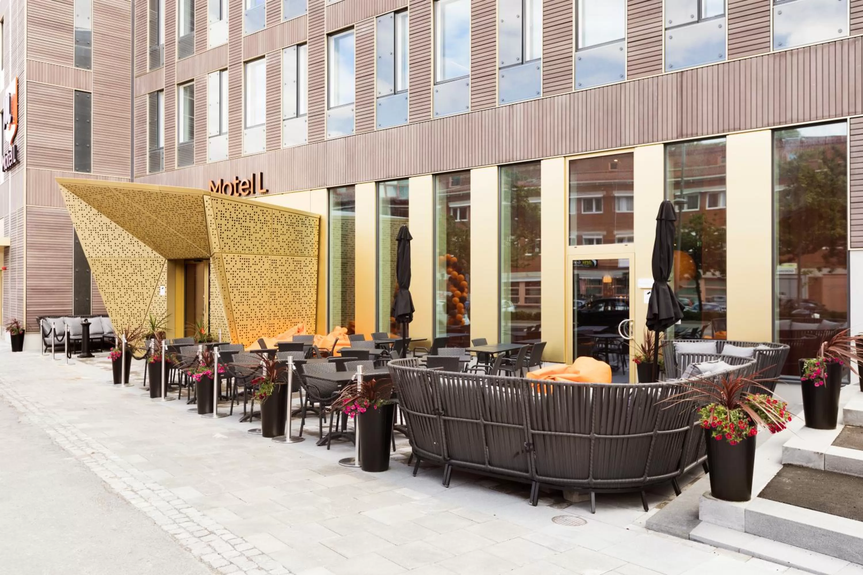 Property building in Motel L Stockholm Älvsjö