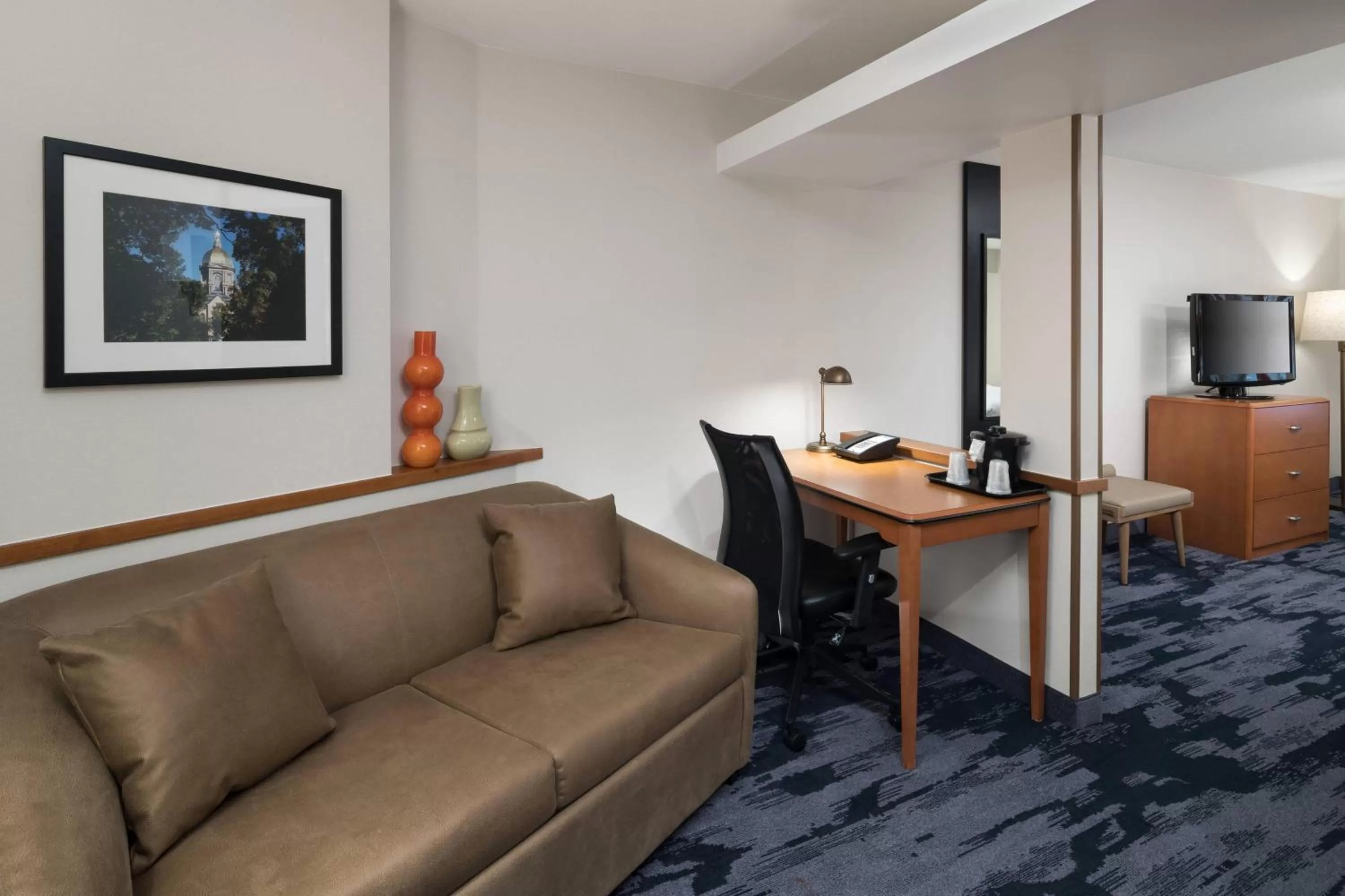 Living room in Fairfield Inn & Suites South Bend at Notre Dame