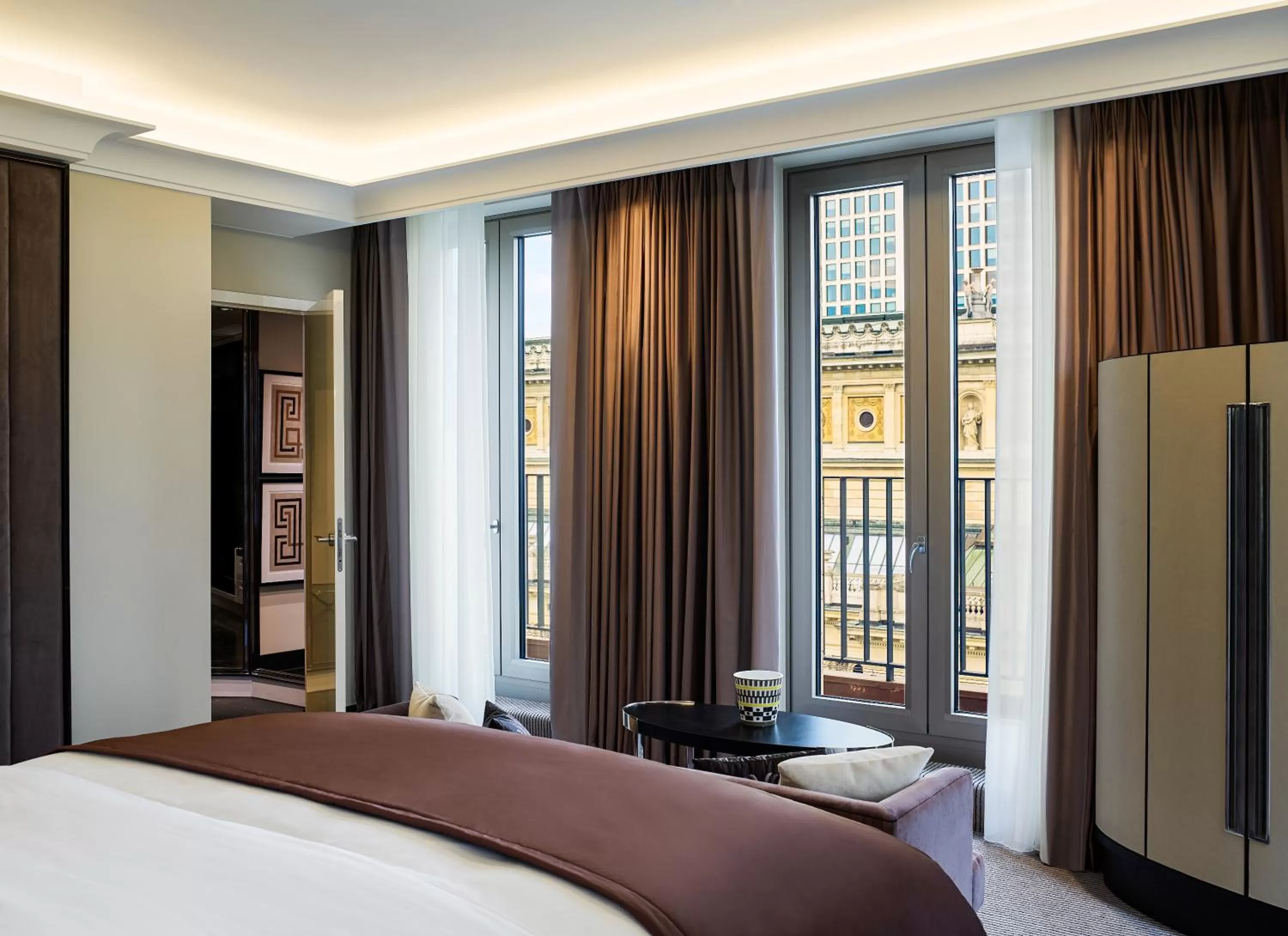 Photo of the whole room, Bed in Sofitel Frankfurt Opera